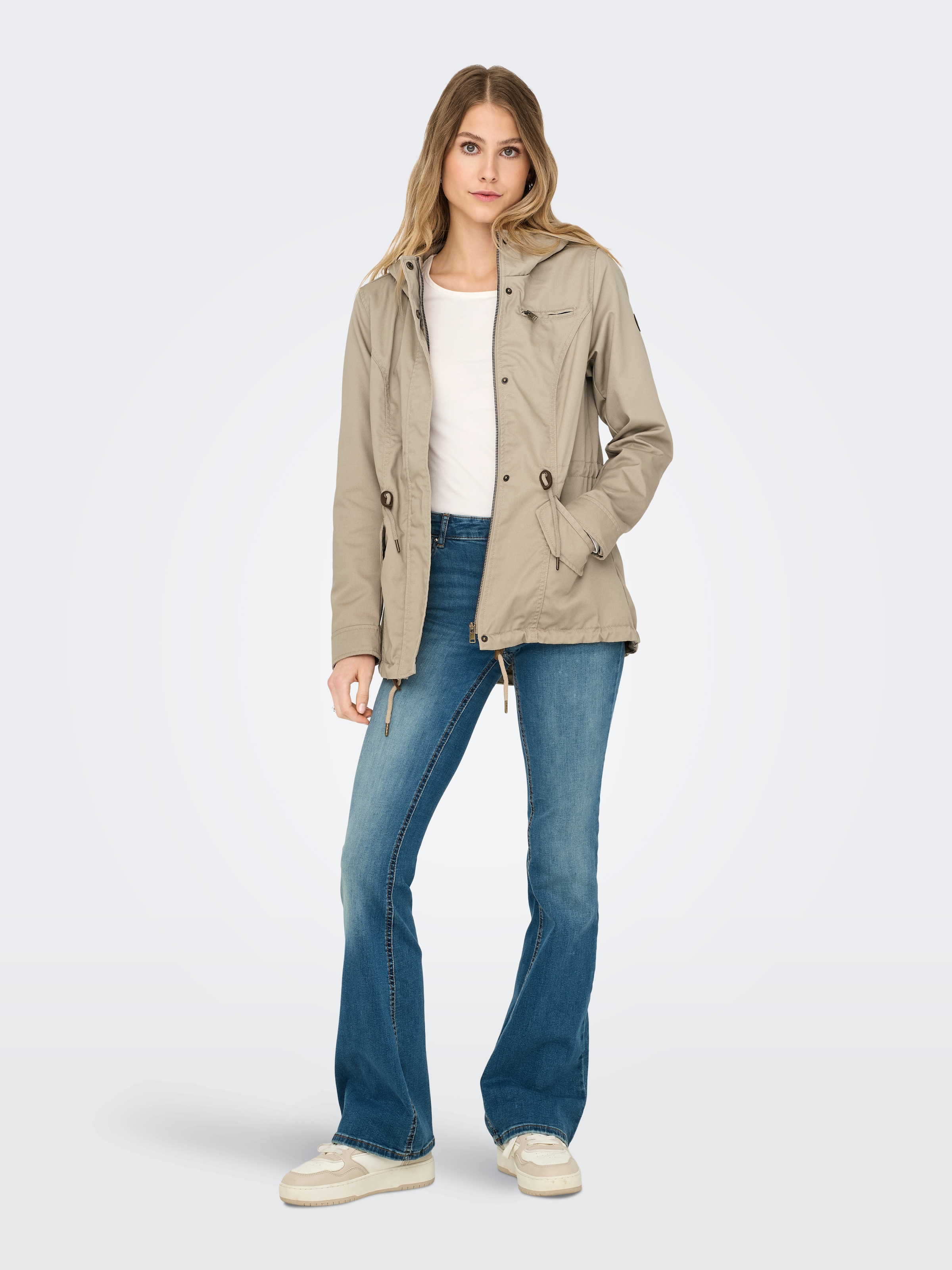 ONLY Parka »ONLLORCA CANVAS PARKA CC OTW«, mit Kapuze, mit Kapuze