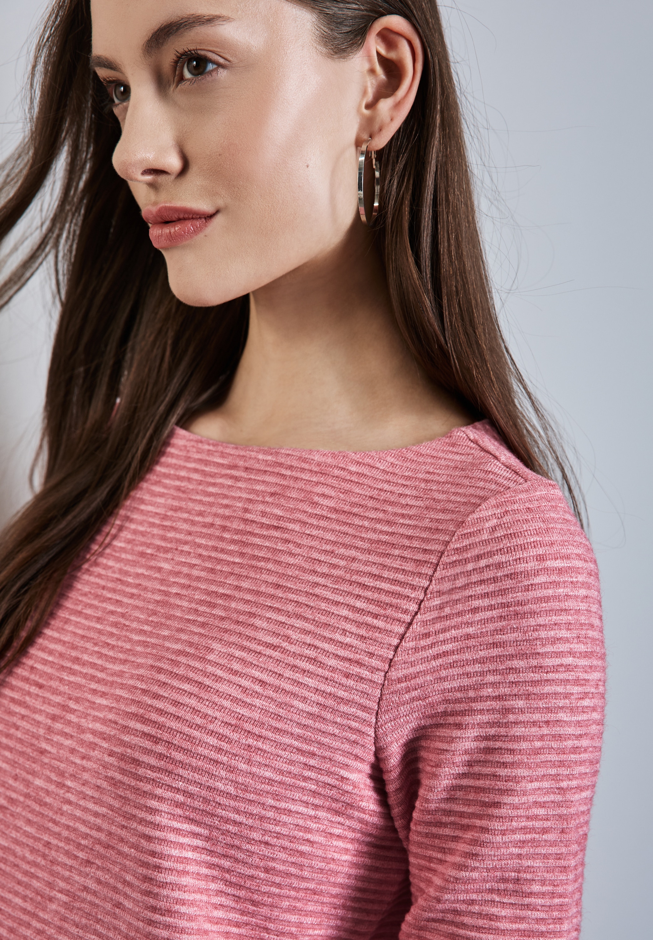 STREET ONE Strickpullover, mit Struktur
