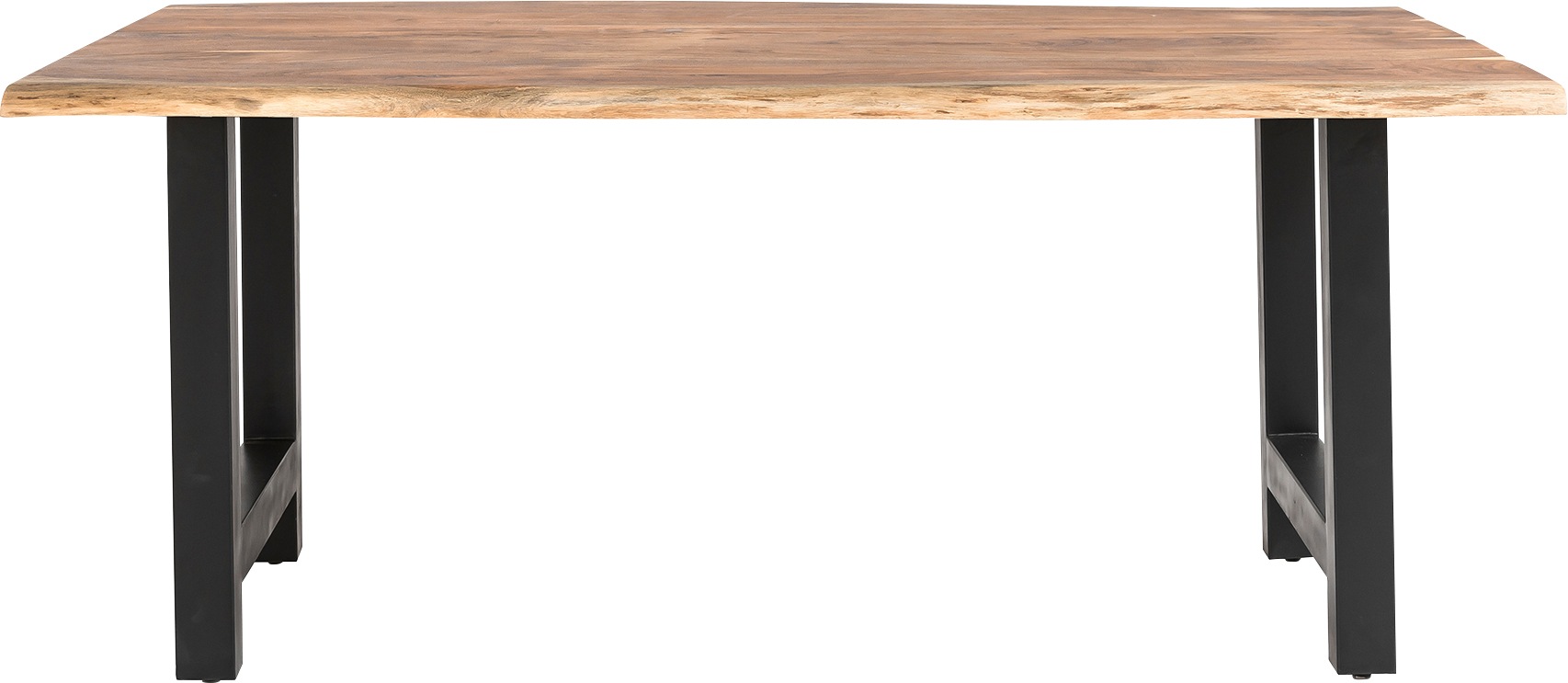 SalesFever Essgruppe »Esszimmerausstattung aus Holz und Metall«, Essgruppe im stilvollen Look mit 4 Stühlen