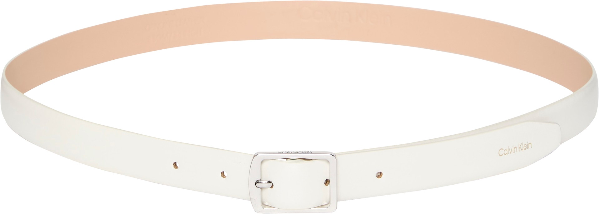 Calvin Klein Jeans Ledergürtel »CLASSIC SQUARE BUCKLE BELT 20MM«, Grössenverstellbar