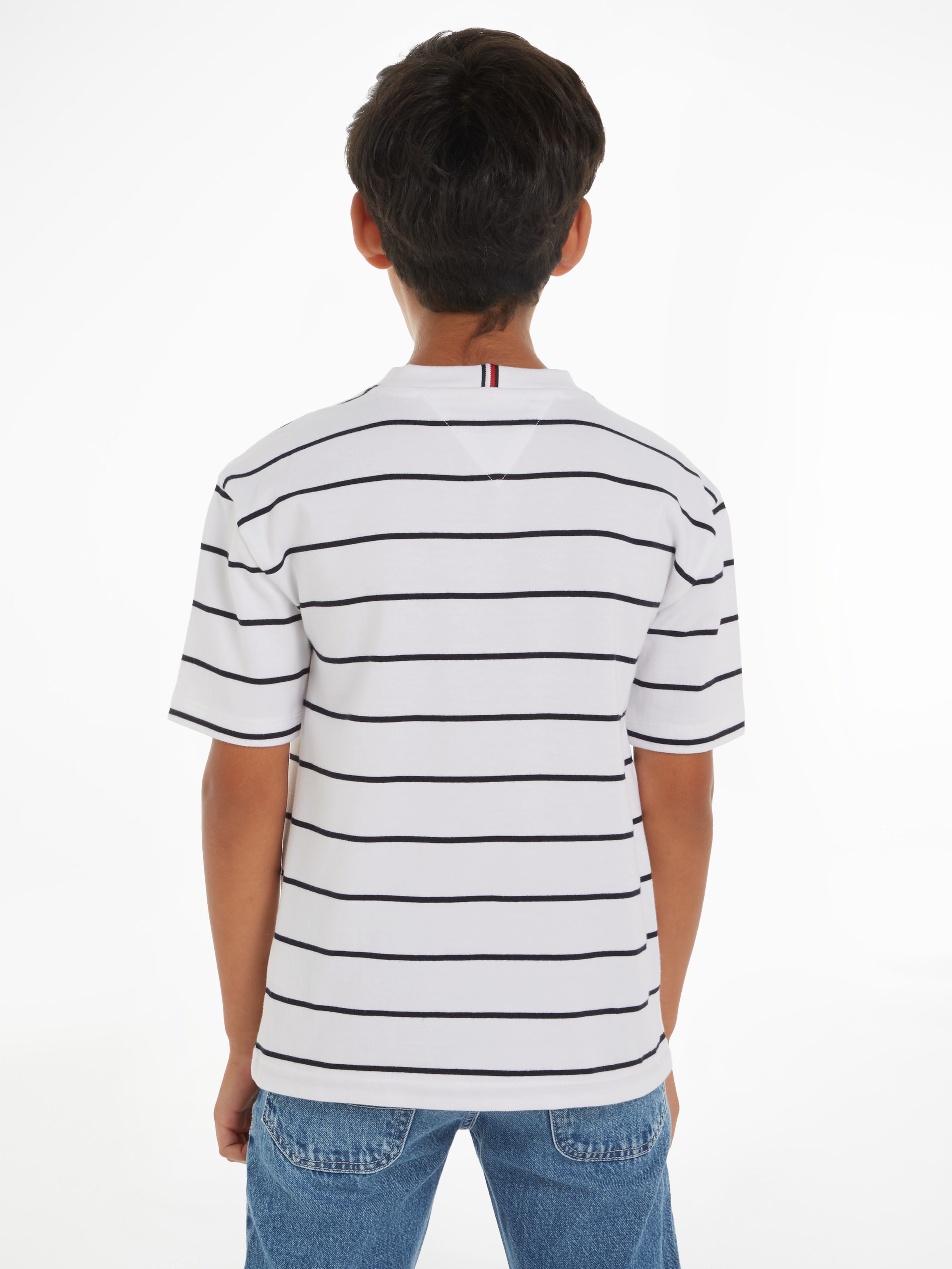 Tommy Hilfiger T-Shirt »STRIPE TEE S/S«, Baby bis 2 Jahre