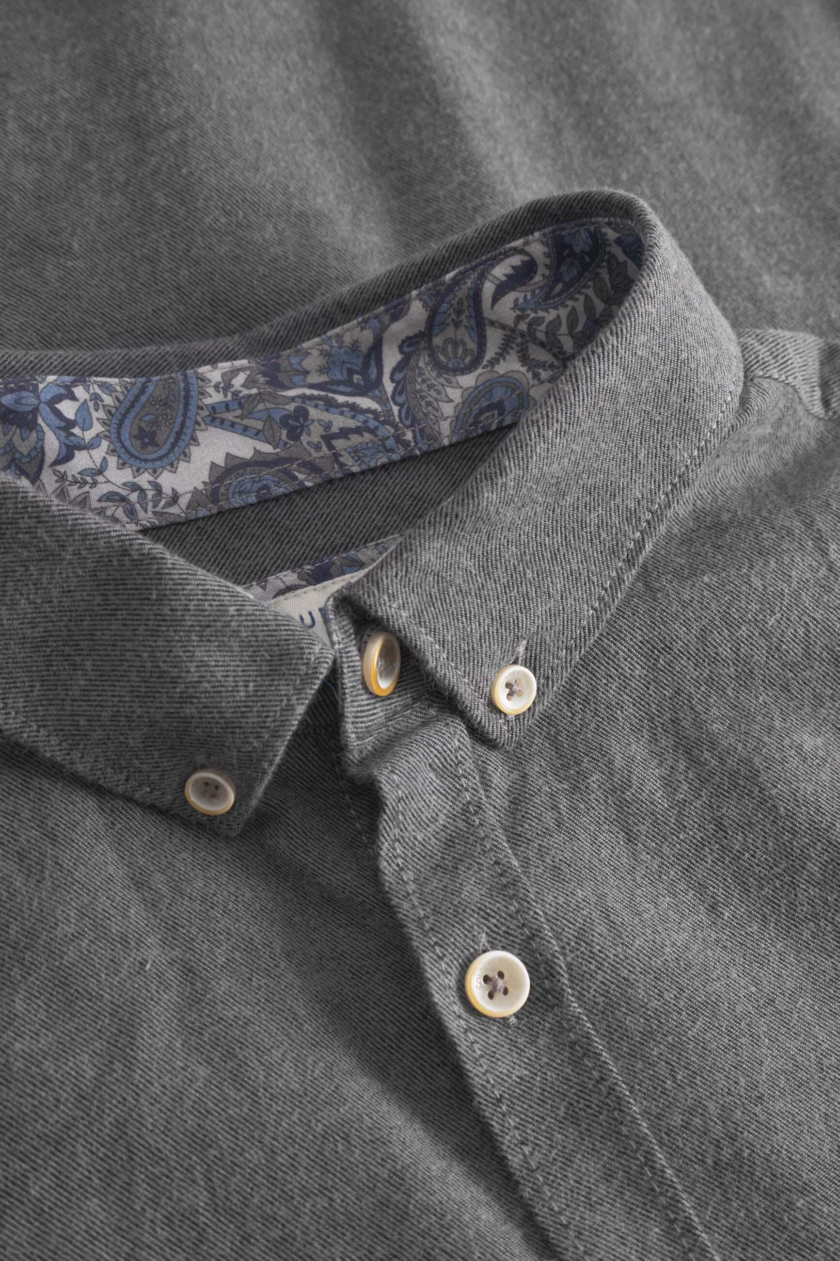 colours & sons Langarmhemd »colours & sons Langarmhemd Shirt Brushed Twill«