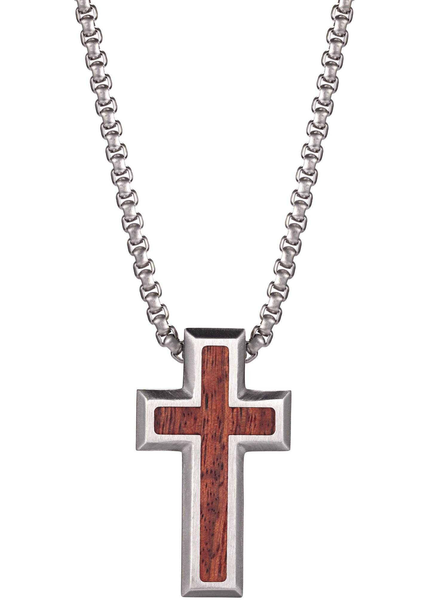 ♕ Kingka Kette mit Anhänger »Kreuz, SWN531« online bestellen |  Jelmoli-Versand