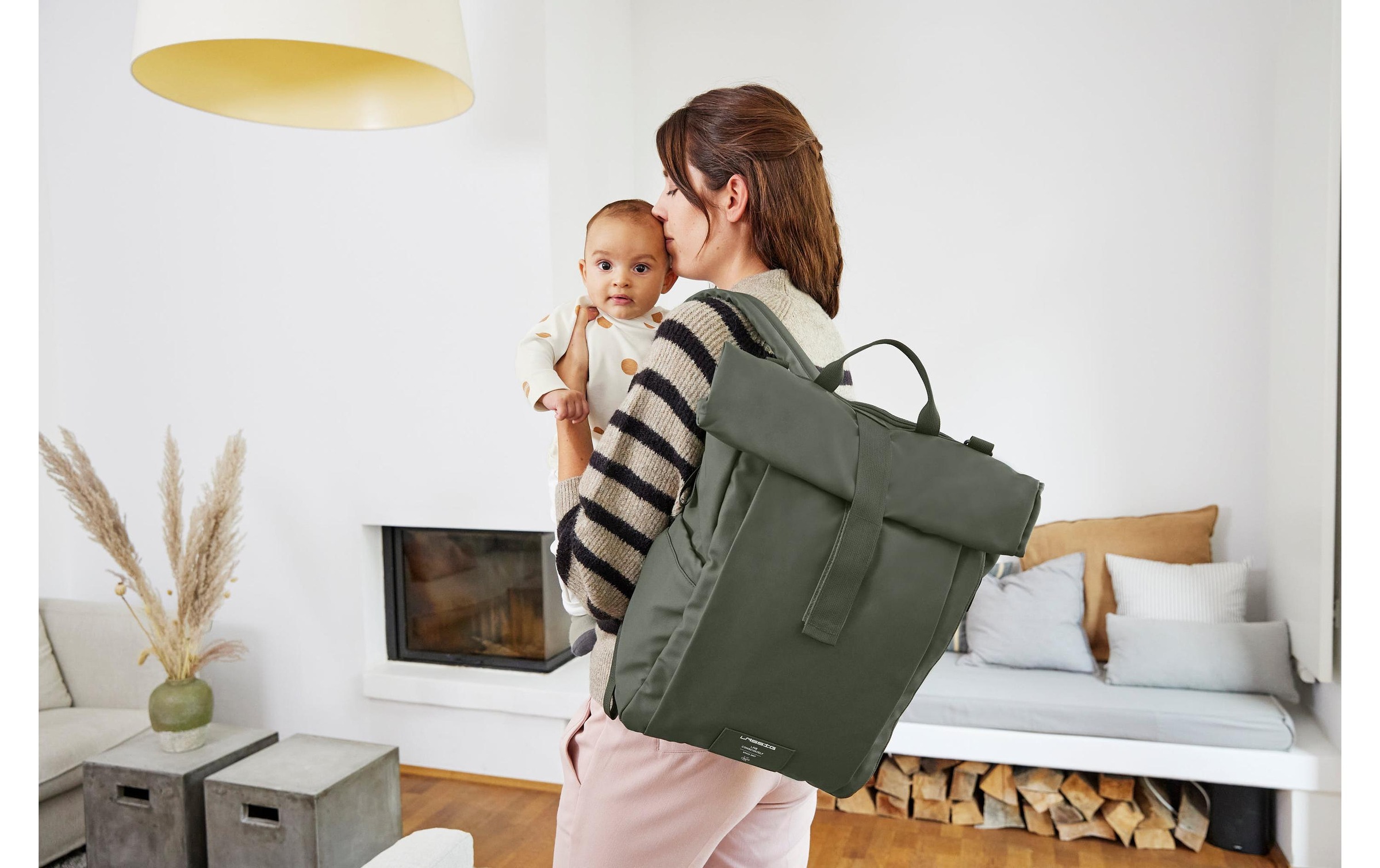 LÄSSIG Wickelrucksack »Rolltop Up«