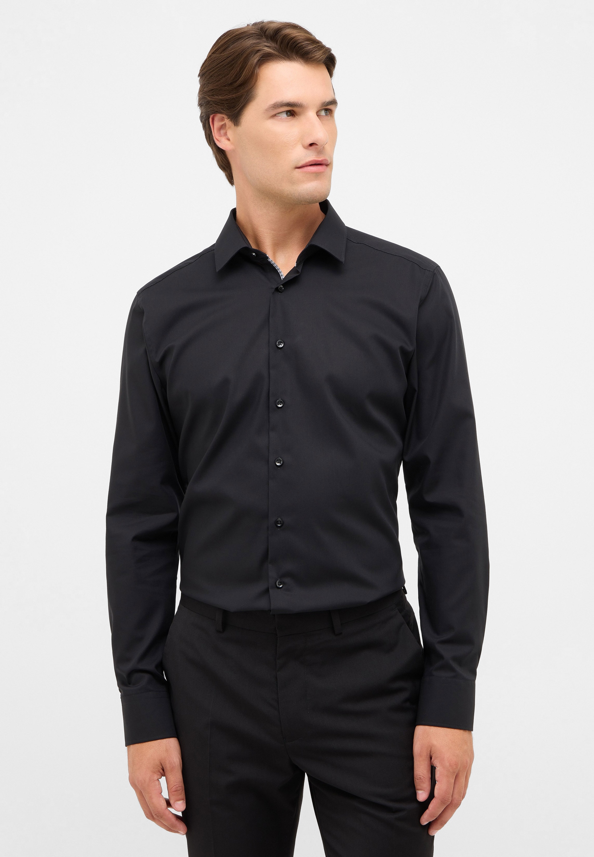 Eterna Langarmhemd »SLIM FIT« NON IRON (bügelfrei)
