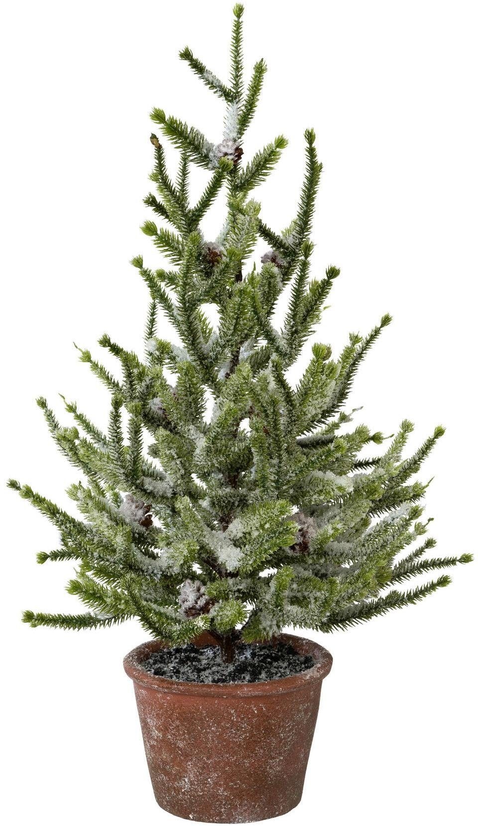 my home Künstlicher shoppen Fichte »Weihnachtsdeko, Christbaum, | Schnee Tannenbaum«, mit online künstlicher Jelmoli-Versand Weihnachtsbaum