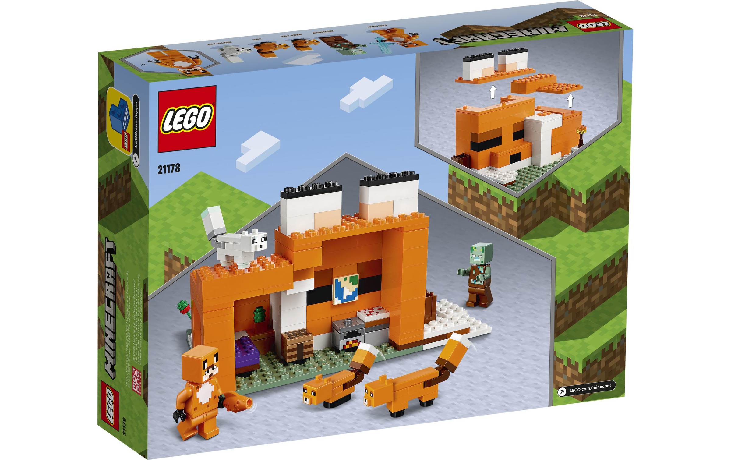 LEGO® Spielbausteine »Die Fuchs-Lodge 211«, (193 St.)