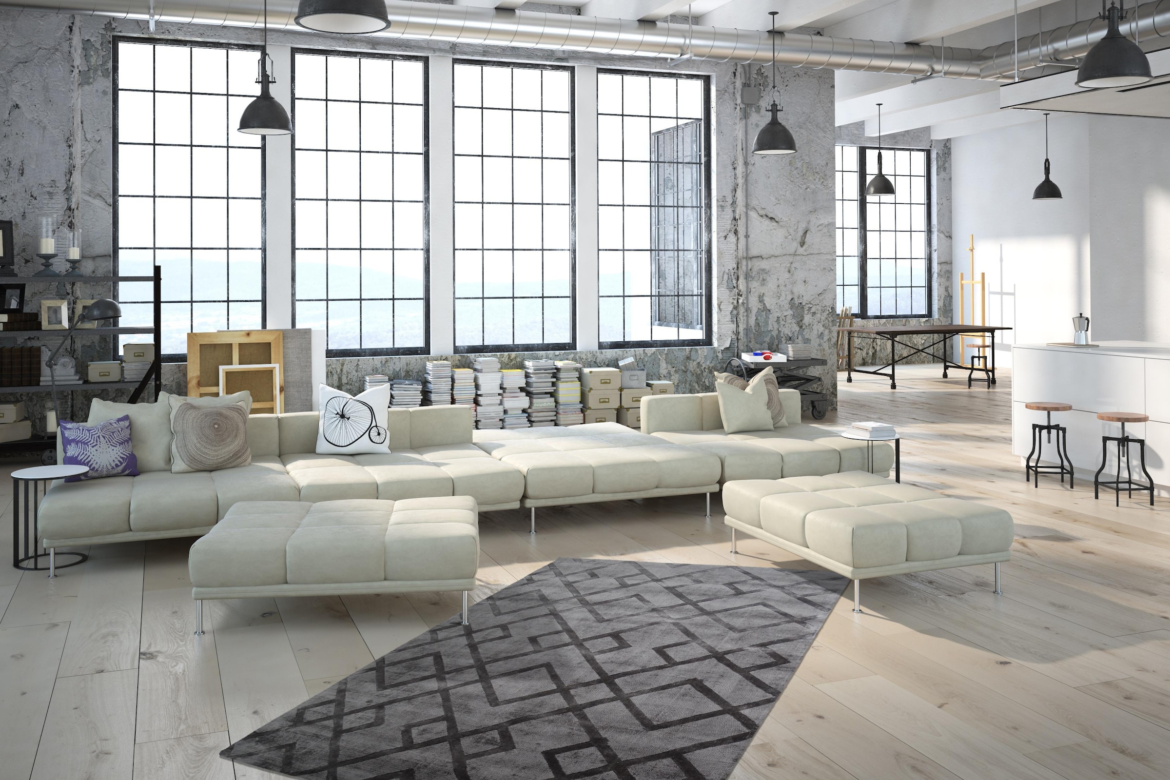 Kayoom Teppich »Luxury 310«, rechteckig, 13 mm Höhe, Wohnzimmer