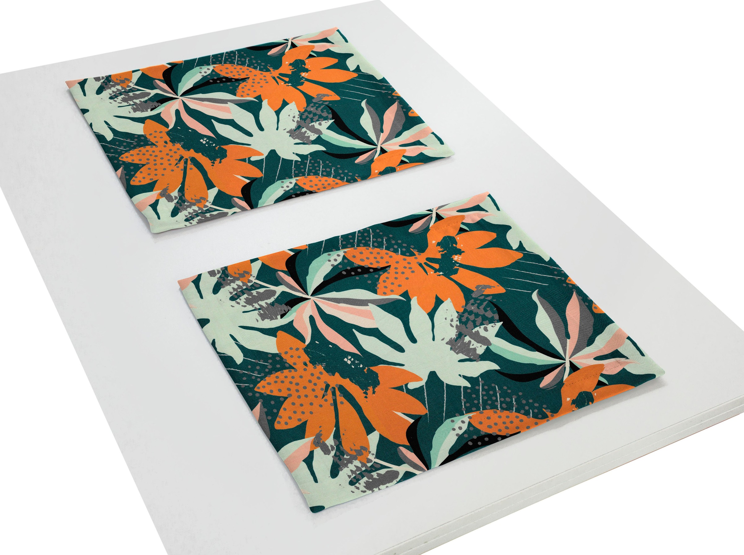Adam Platzset "Jungle" GOTS organic,zertifiziert durch CERES 0242Made in Germany