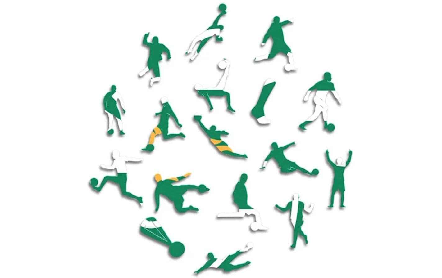 Puzzle »Iconic Sporting CP – Logo«, Holzart: Birke (Herkunftsland: China)