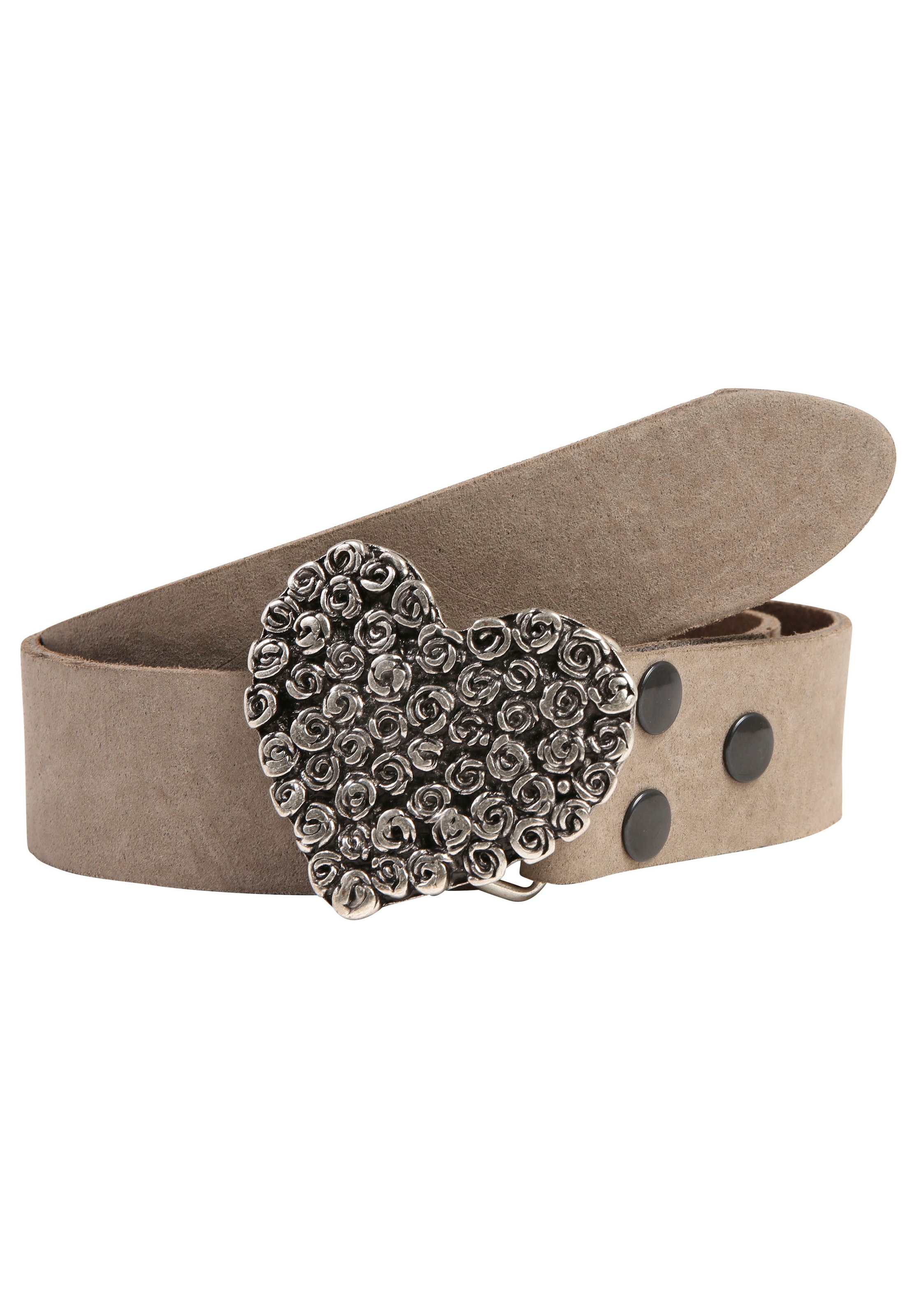 RETTUNGSRING by showroom 019° Ledergürtel mit austauschbarer Schliesse »Rosenherz Komplett«