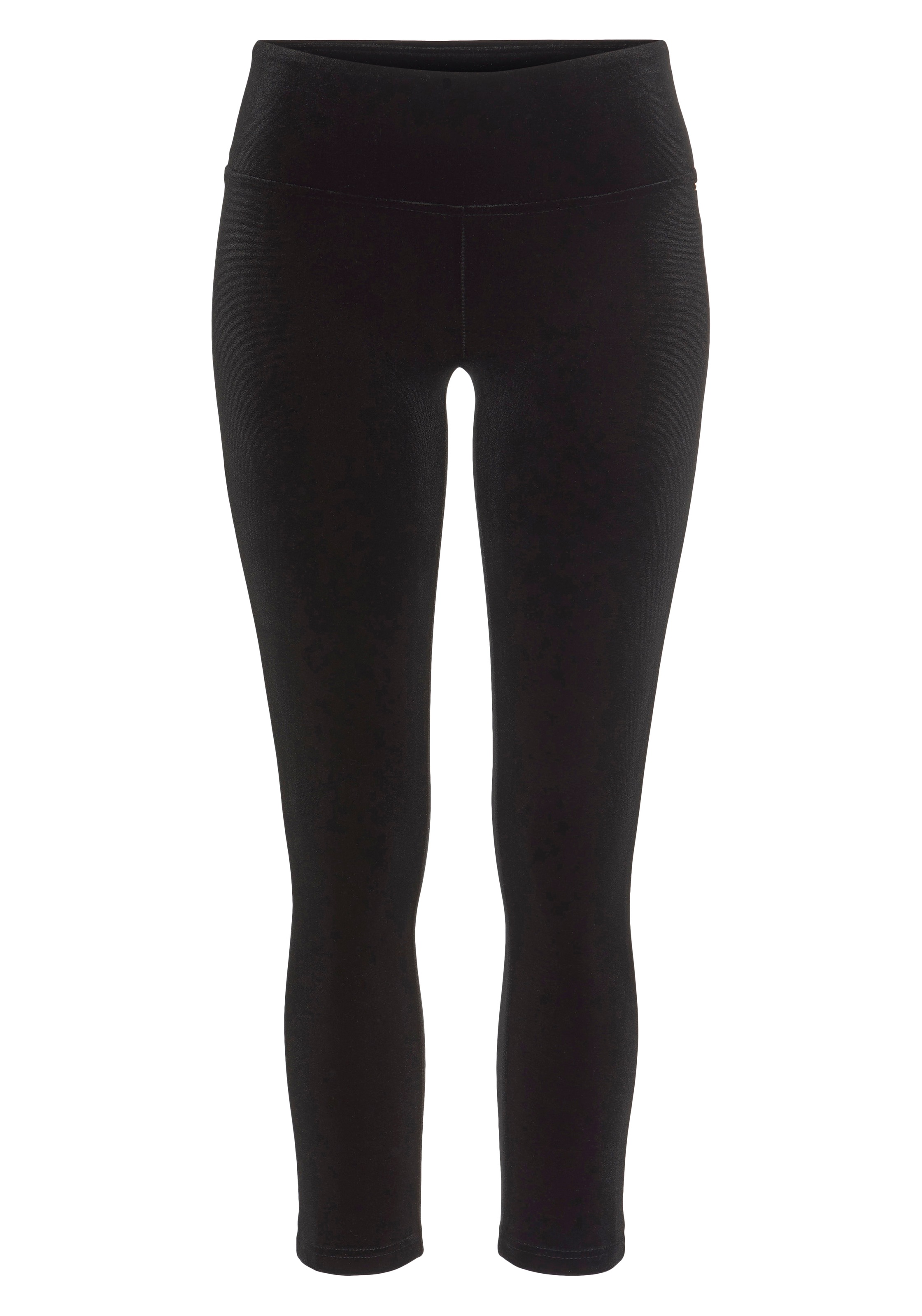 LASCANA Leggings, in weicher, elastischer Samtoptik