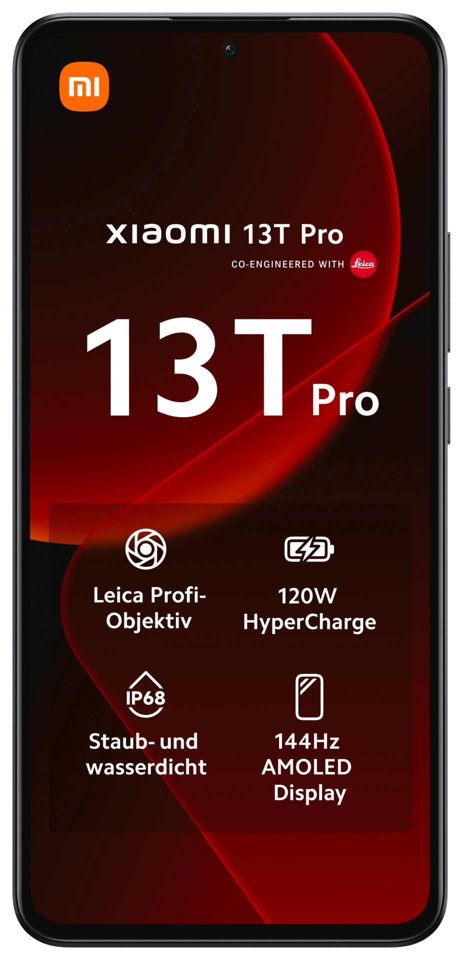 Xiaomi Smartphone »13T Pro mit 12GB RAM + 512GB internem Speicher«, Schwarz, 16,94 cm (6,67 Zoll) 144 Hz CrystalRes AMOLED Display