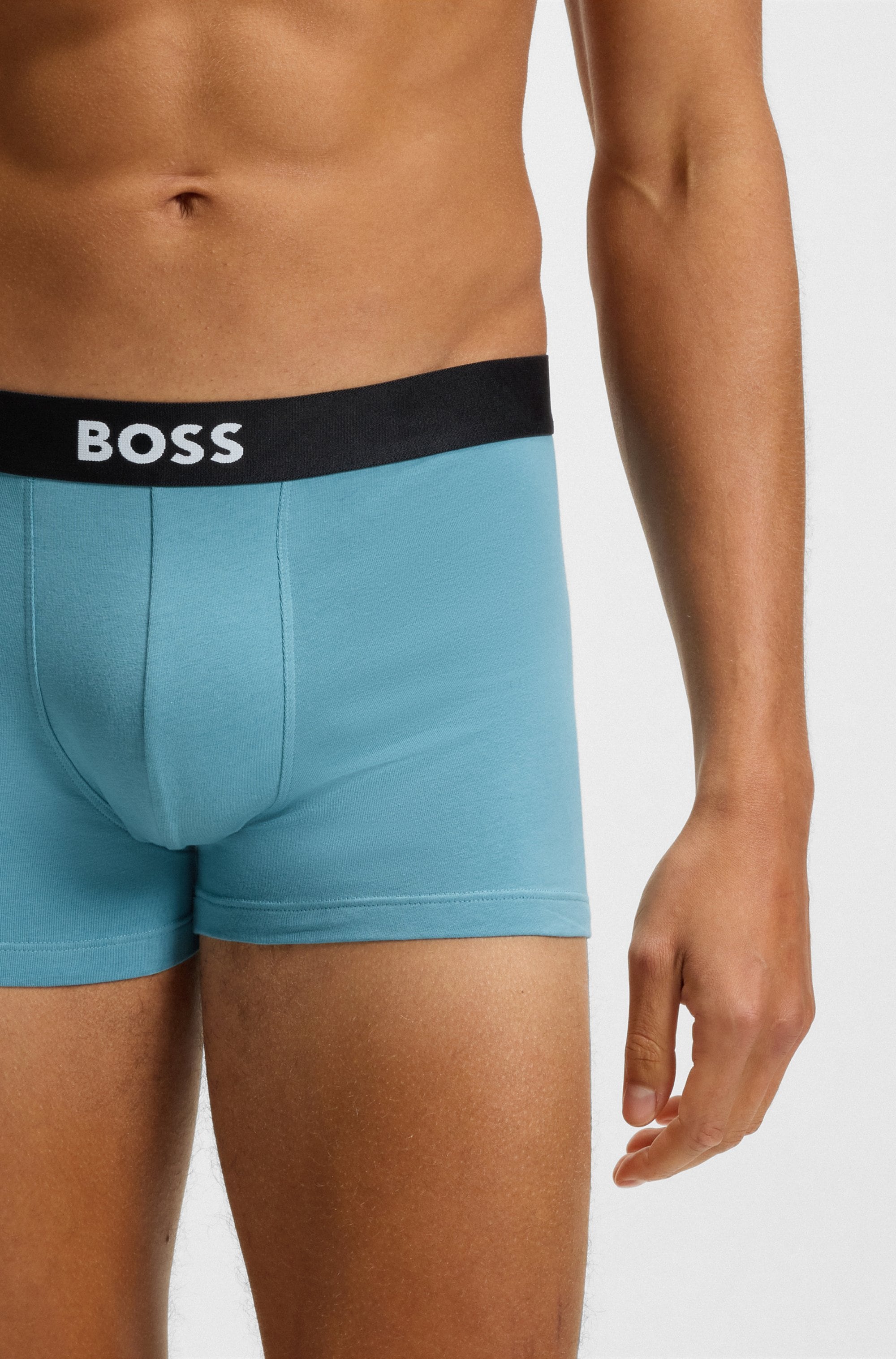 BOSS Trunk »3P Trunk BOSS ONE«, mit unifarbenen Bund