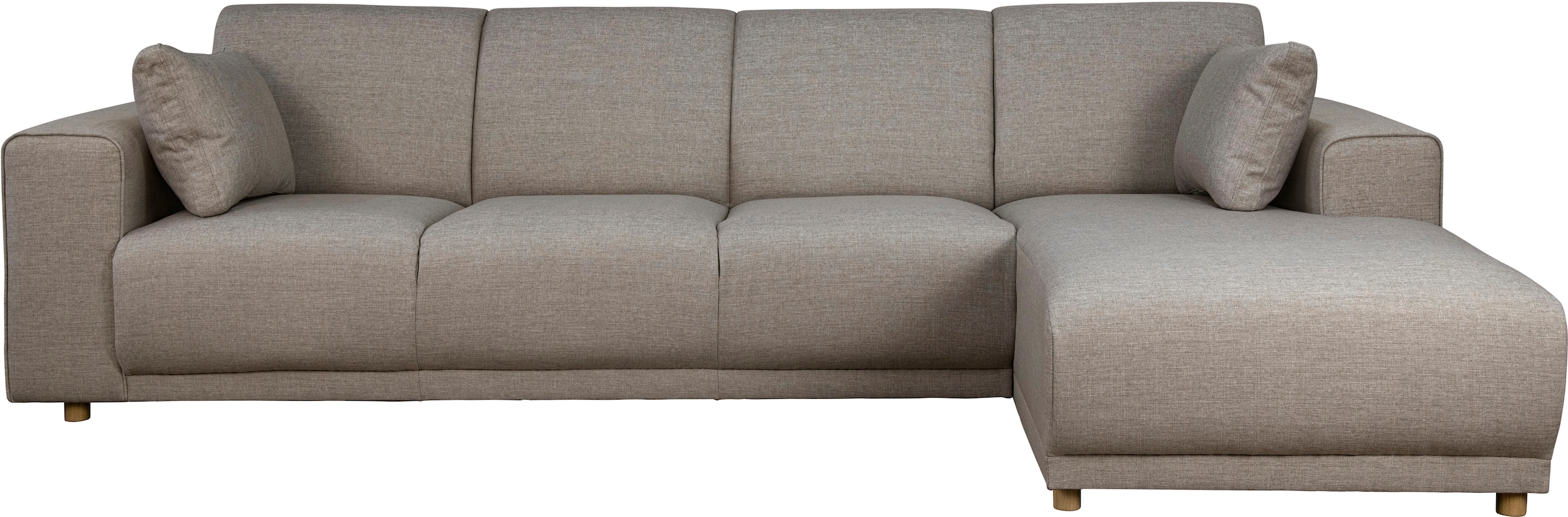 Home affaire Ecksofa »LEMPS wahlweise Recamiere links oder rechts L-Form«, incl. Zierkissen, Stellmasse 297x162 cm