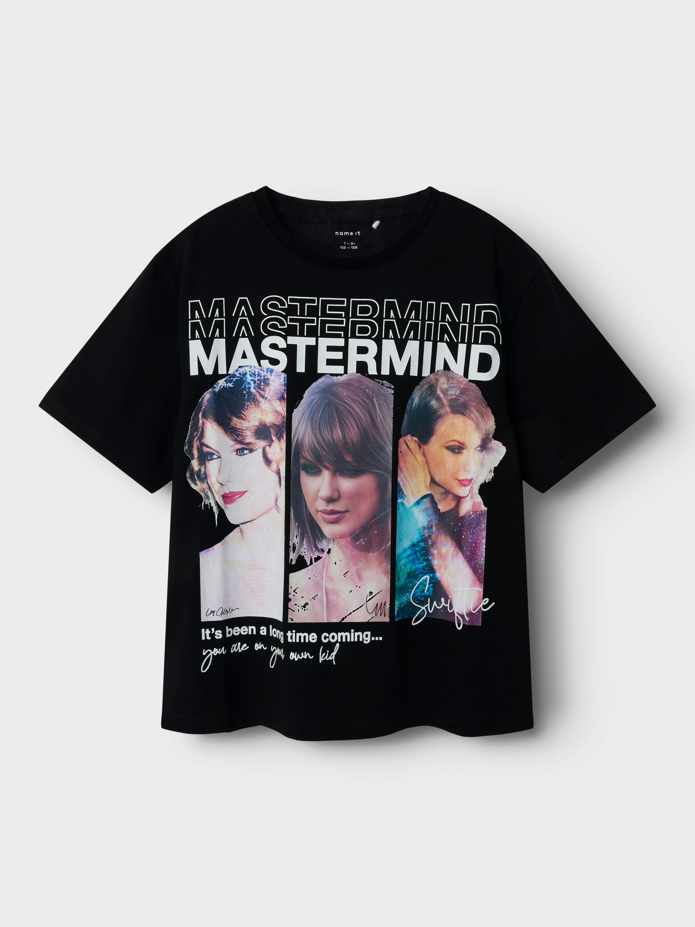 Name It T-Shirt »NKFFIDAH TSWIFT SS NREG TOP SKY« CELEBRITY ICONS mit Taylor Swift Druck