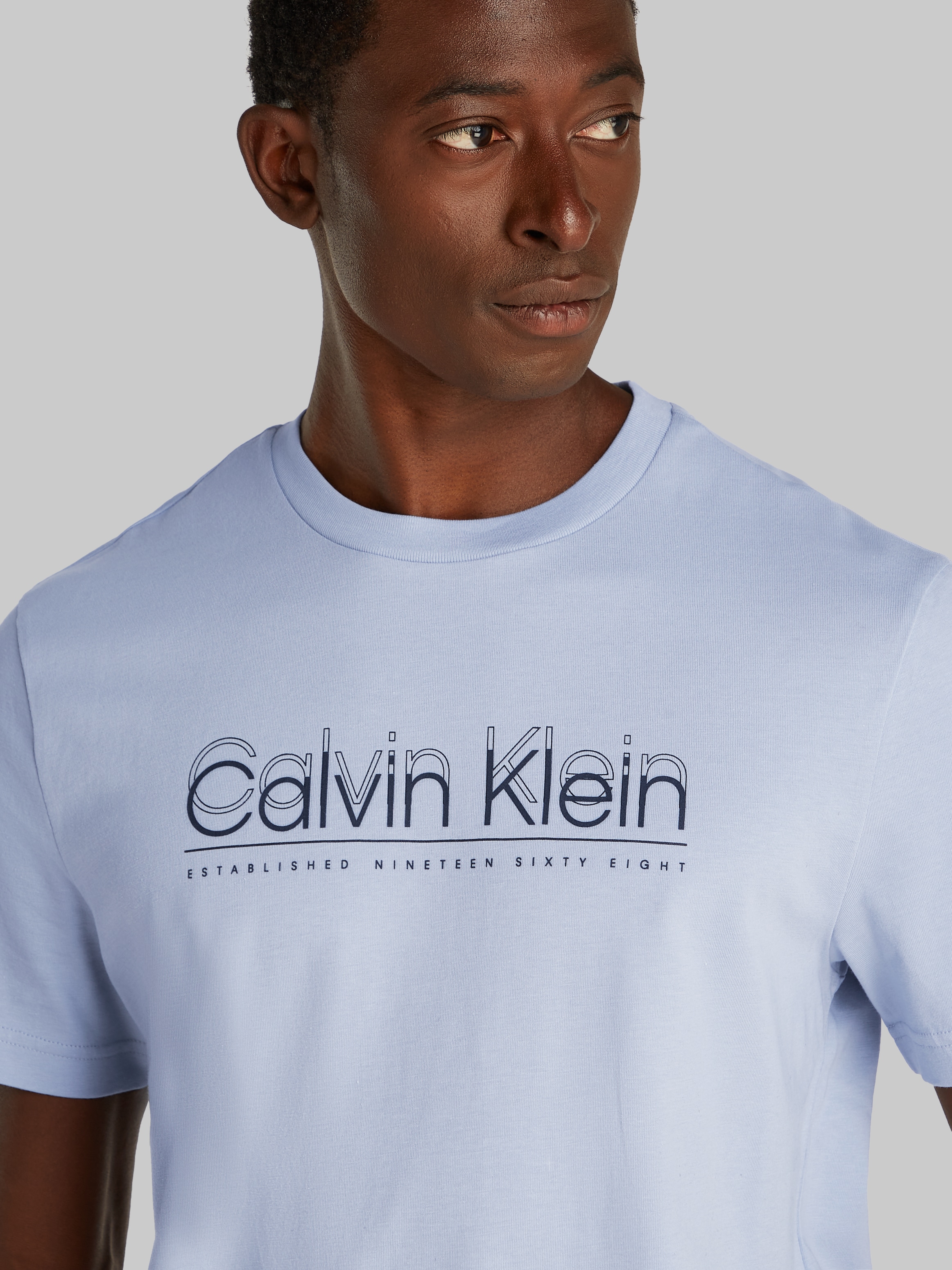 Calvin Klein T-Shirt »CP-DOUBLE LOGO T-SHIRT«, mit grossem Logoschriftzug