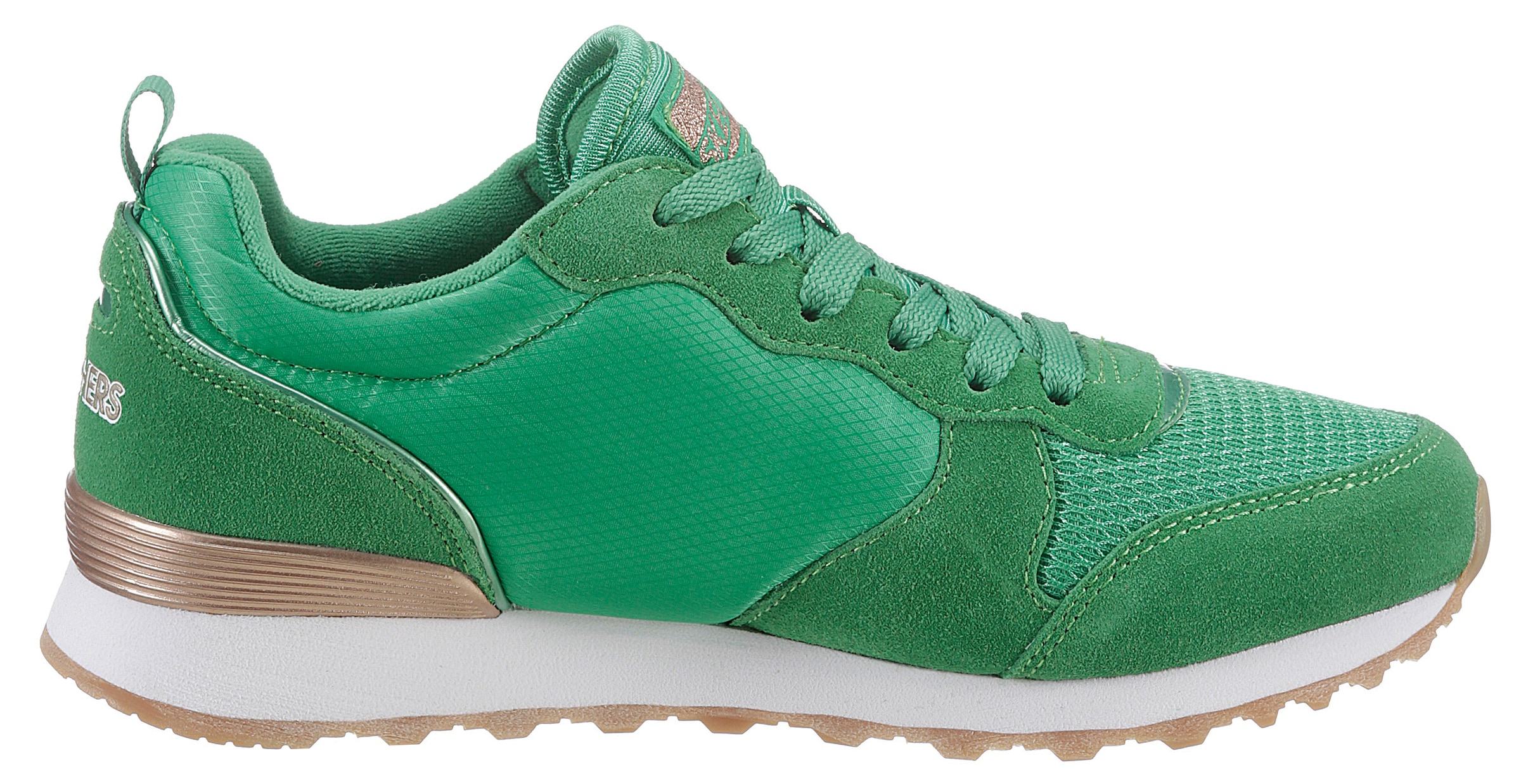 Skechers Sneaker »OG 85 - GOLDN GURL«, Schnürschuh, Original-Retro-Jogginschuh mit Air-Cooled Memory Foam®