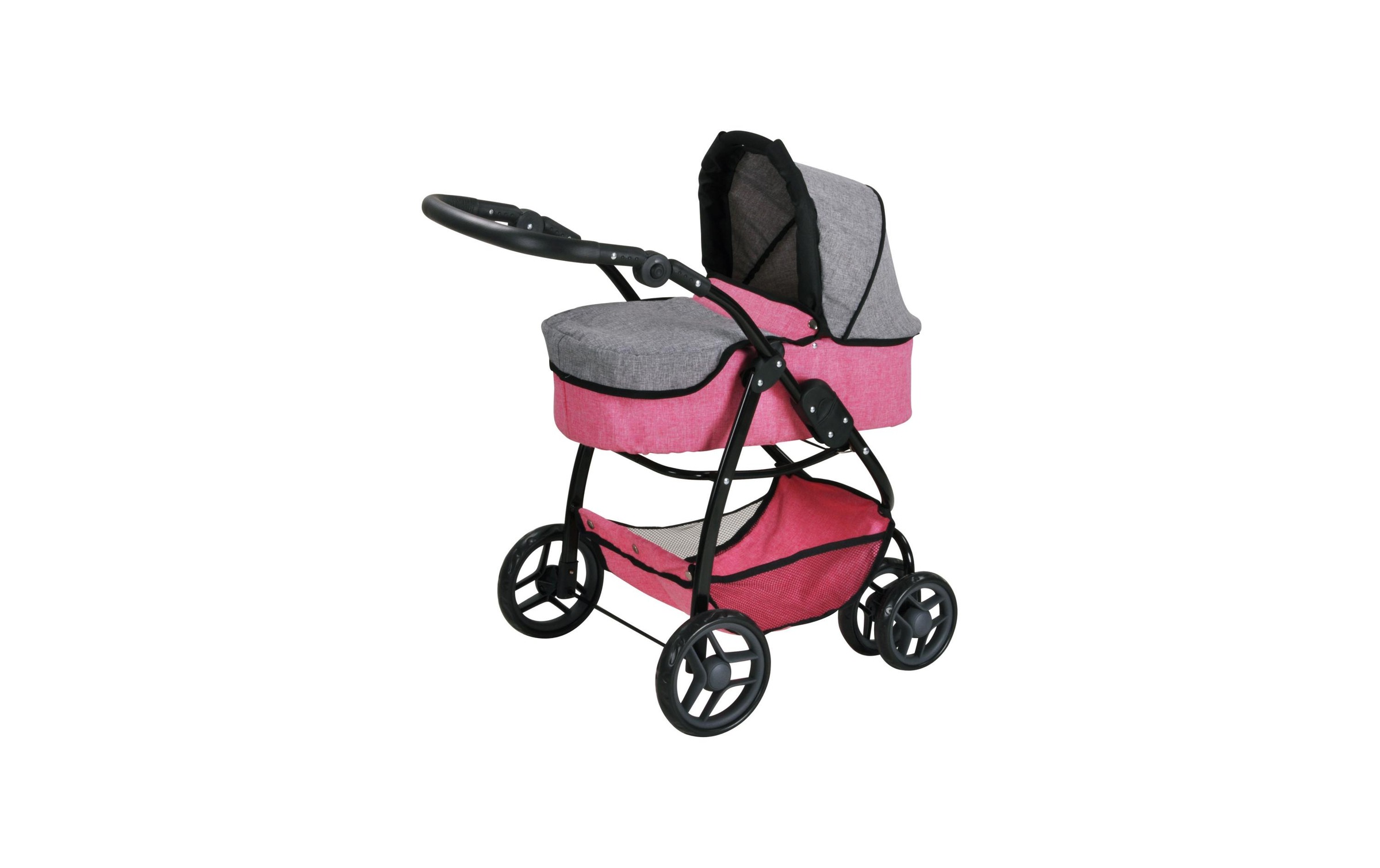 Knorrtoys® Puppenwagen »Coco jeans grey«, 2-in-1