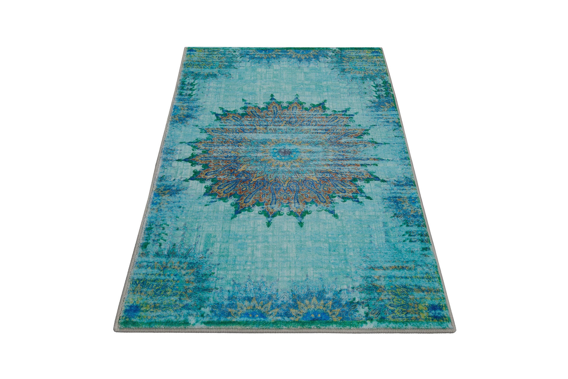 Wecon home Badematte »Healing«, fussbodenheizungsgeeignet, Vintage, waschbar, rutschfest, schnell trocknend, robust, Badteppich