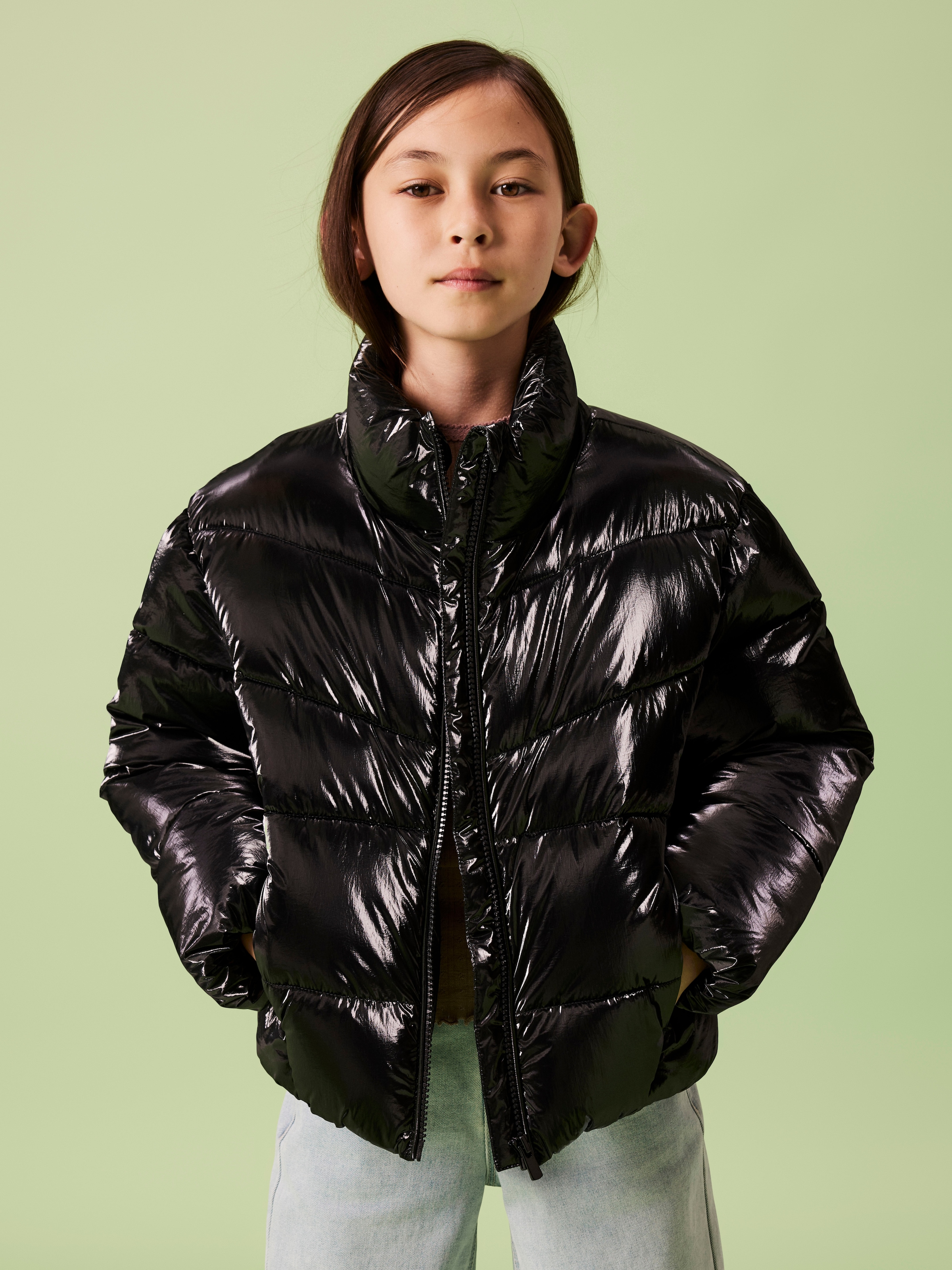 Name It Steppjacke »NKFMANON PUFFER JACKET« ohne Kapuze