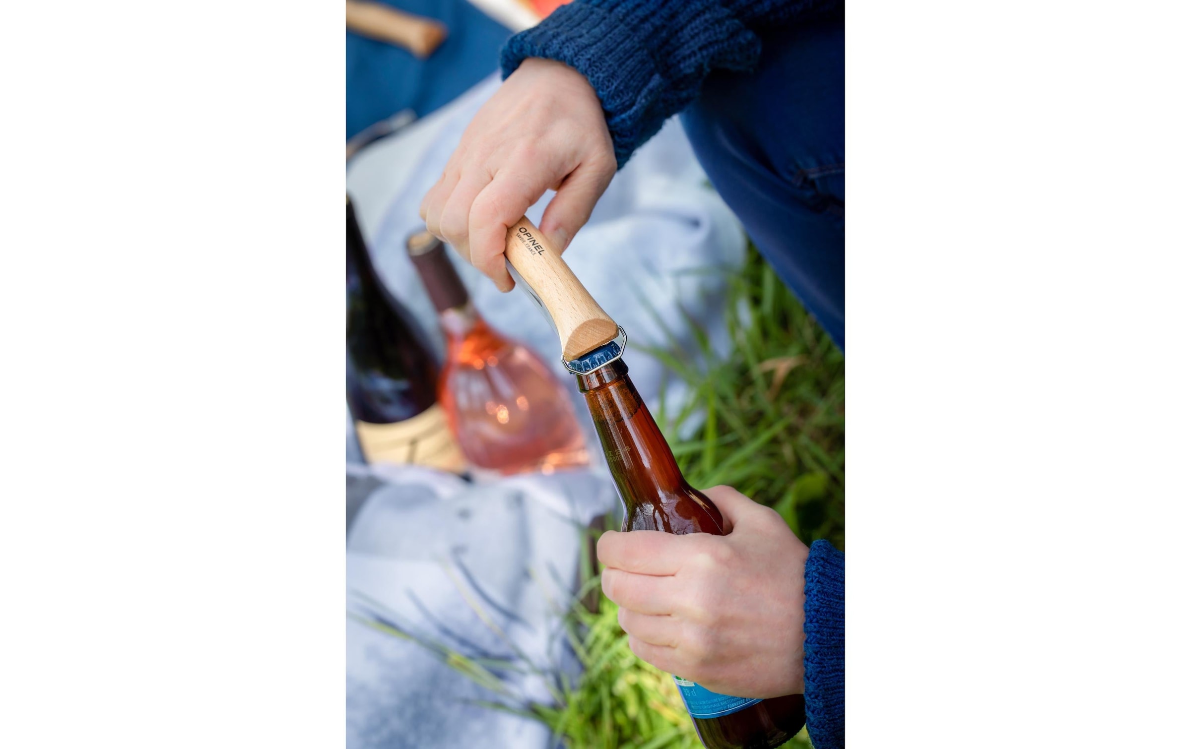 Taschenmesser »opinel N°10 corkscrew knife & Bottle Opener«