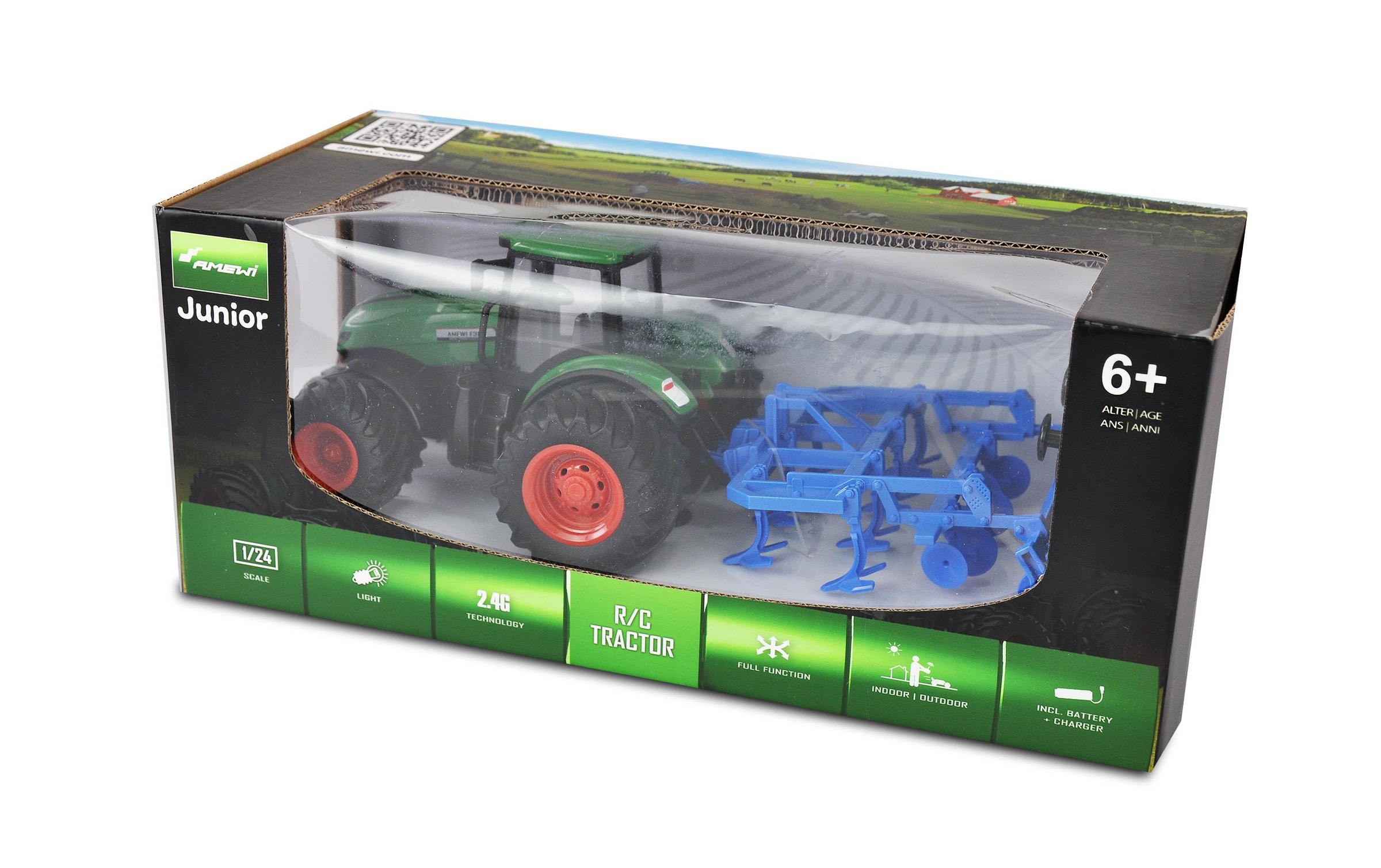 Amewi RC-Traktor »mit Grubber Grün«