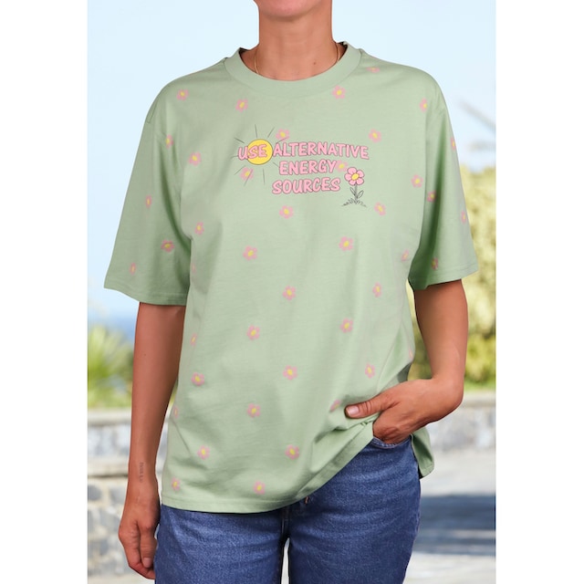 Capelli New York T-Shirt, mit Garfield Rückendruck Solar Power vs. Caffeine  ower online bestellen | Jelmoli-Versand