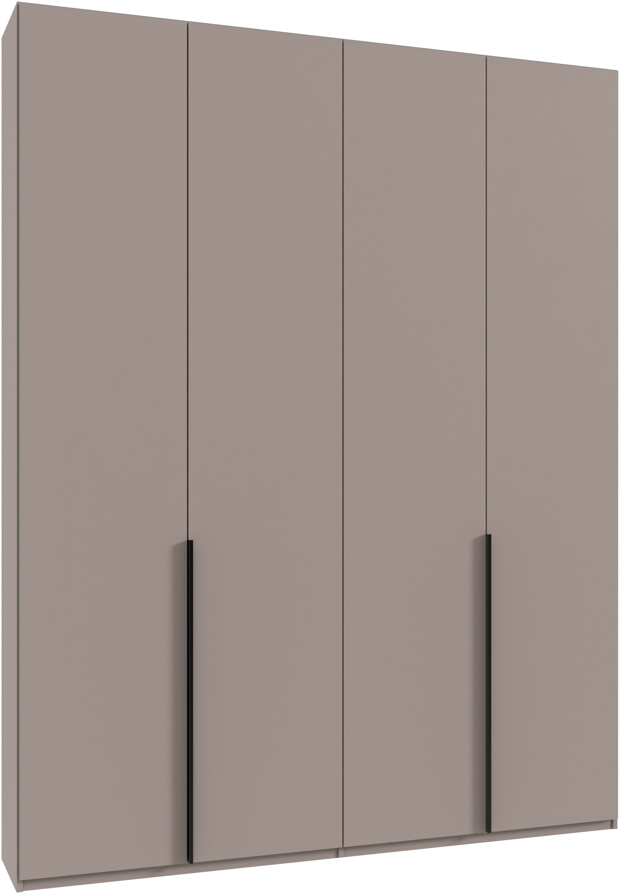 Wimex Kleiderschrank »Mugano,in 5 Breiten,2 Höhen,2 Tiefen, viele Farben, Made in Germany« in Basic oder Premium Ausstattung, mit langen Griffen aus Metall, mit oder ohne Spiegel