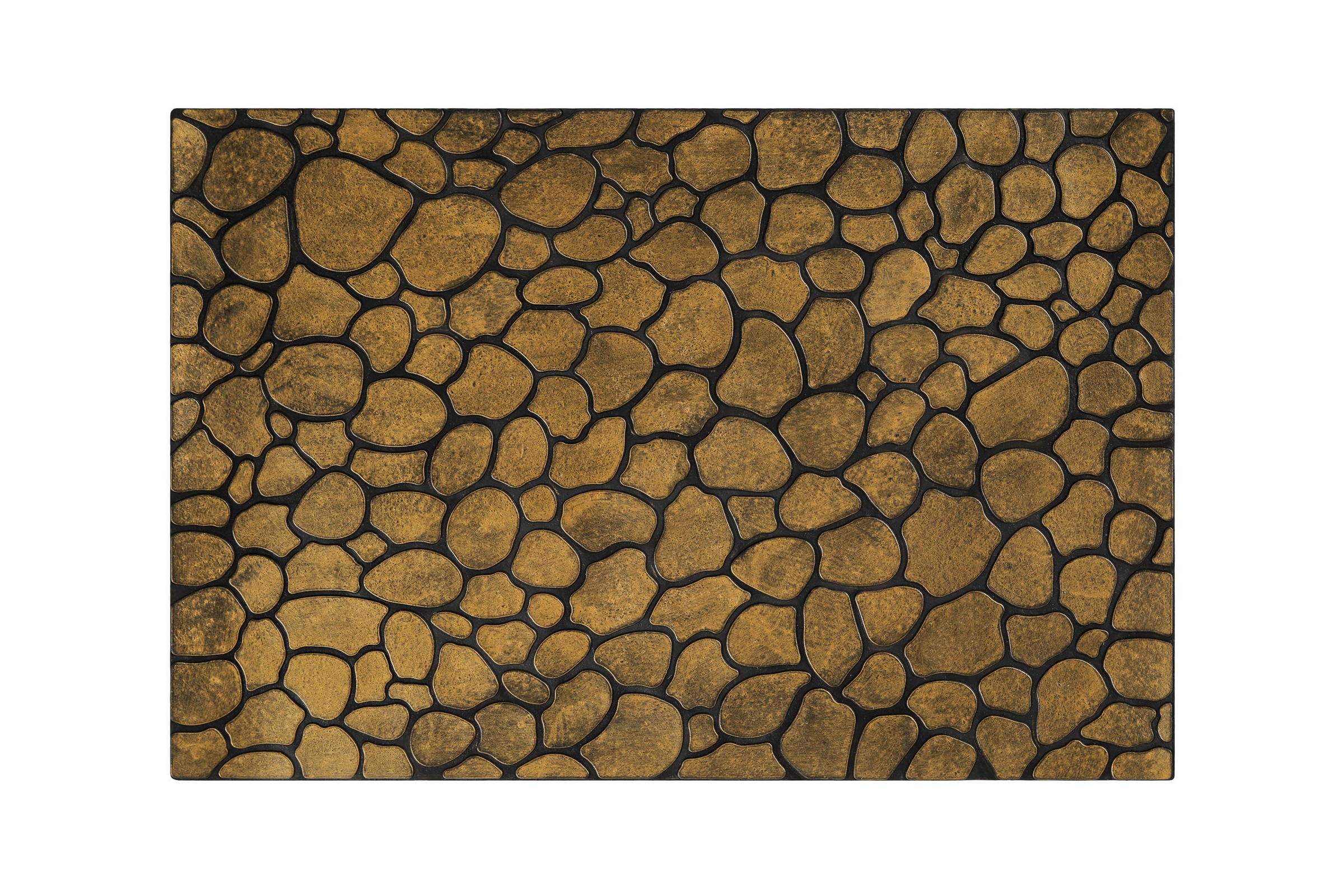 Wecon home Fussmatte »Desert Pebble«, rechteckig, 4 mm Höhe, Gummi, pflegeleicht, abwaschbar, rutschfest, Stein-Muster