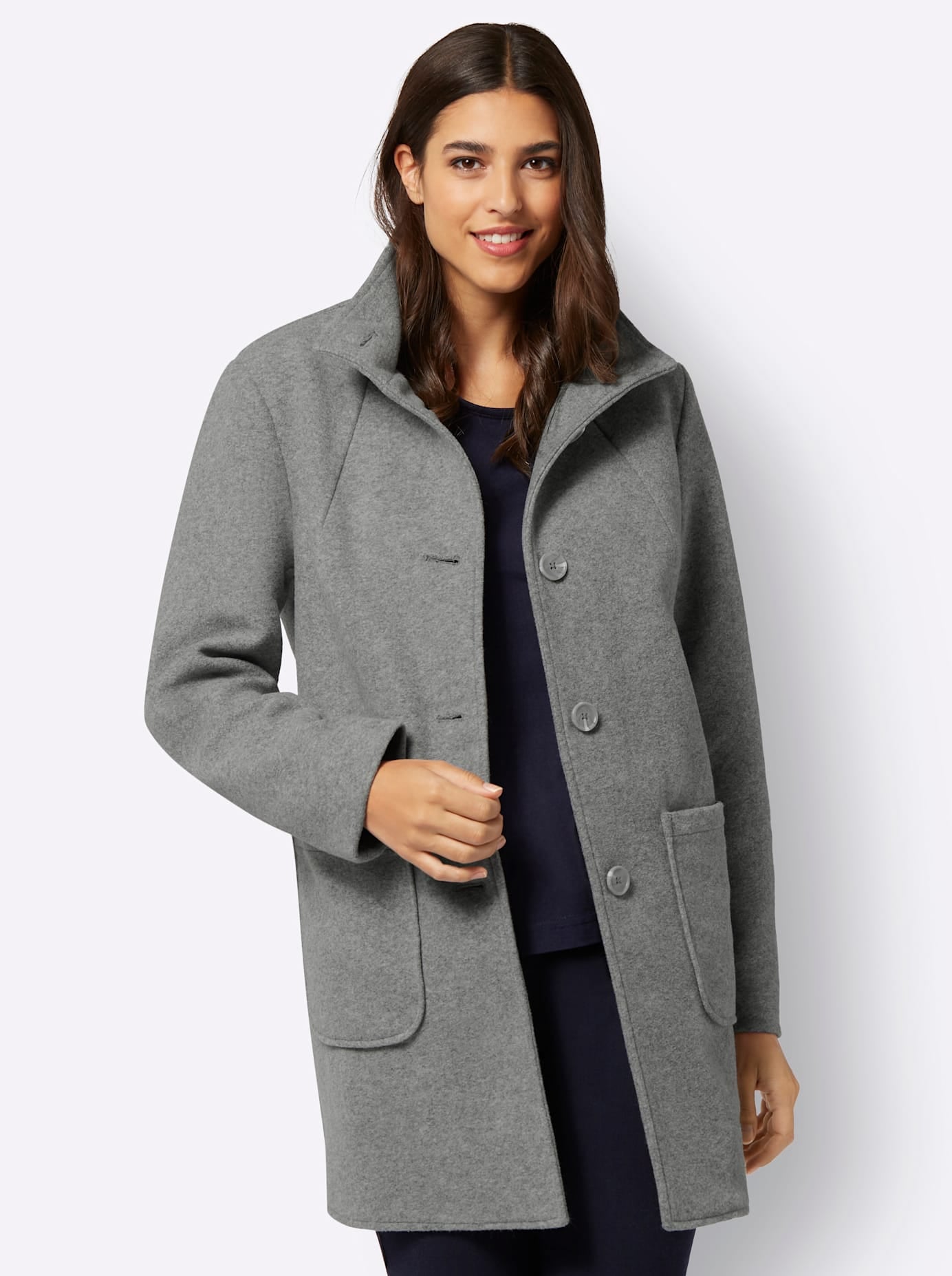 Classic Basics Langjacke, ohne Kapuze