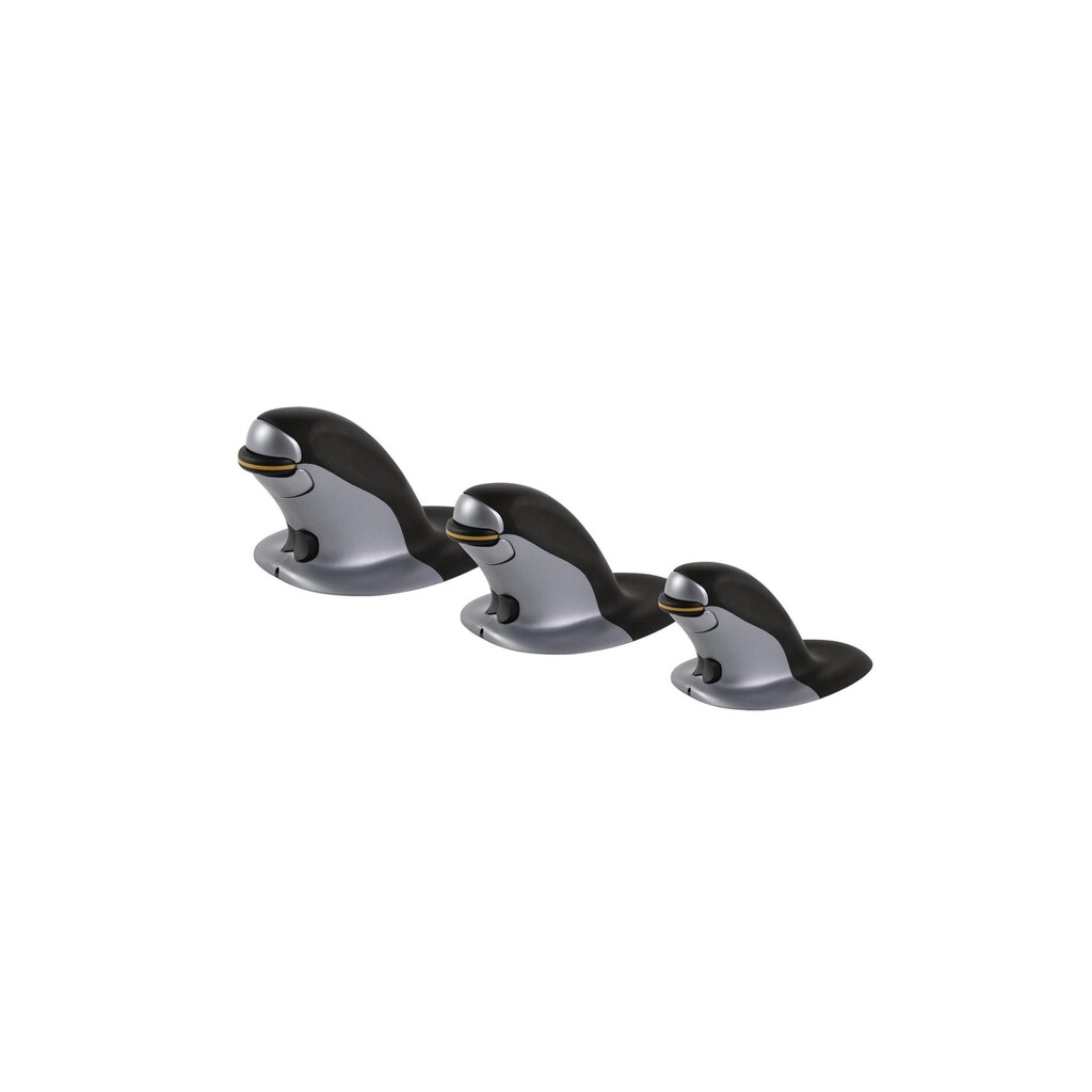 FELLOWES ergonomische Maus »Ergonomische Maus Penguin M«, kabelgebunden