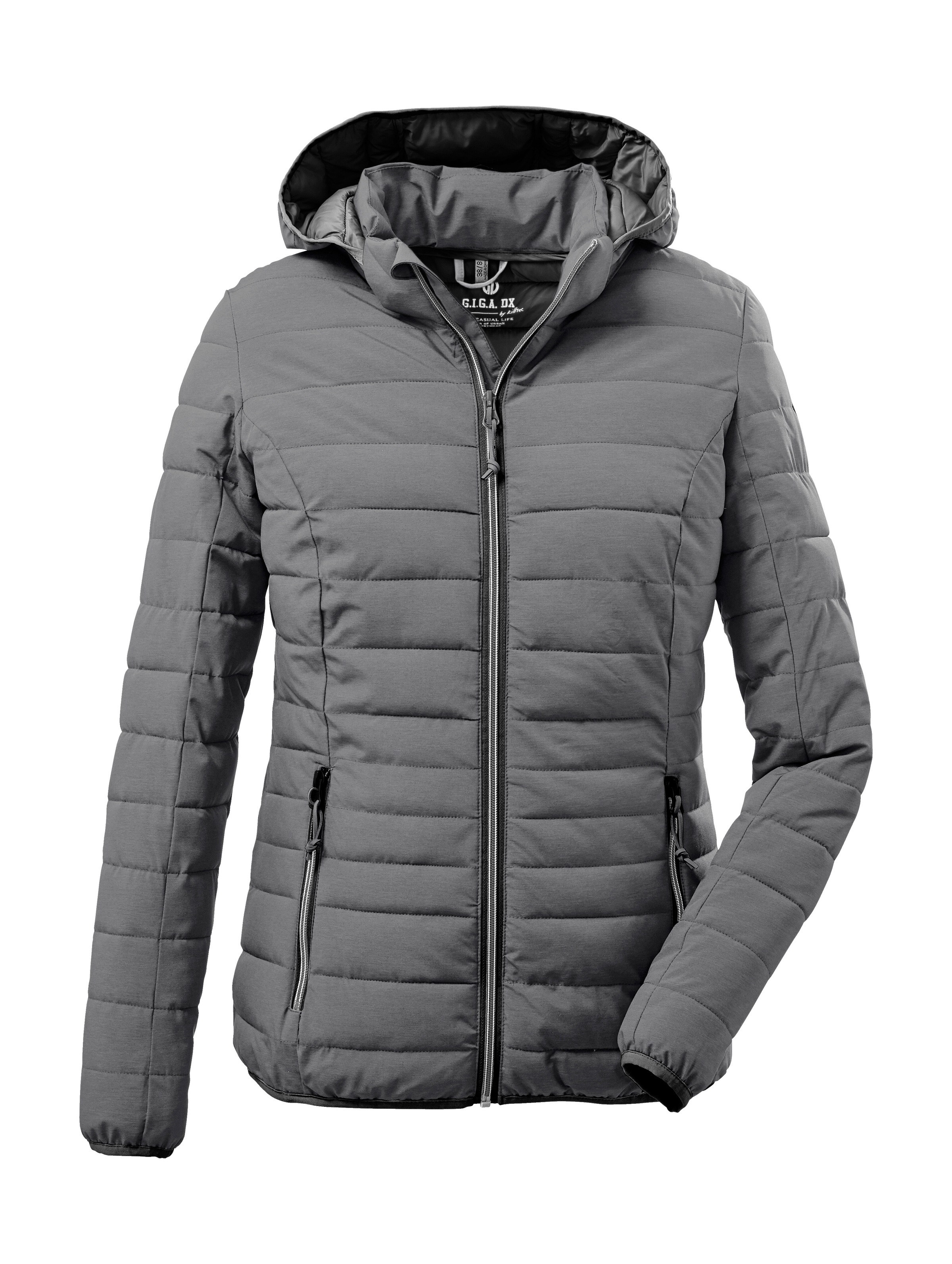 G.I.G.A. DX by killtec Steppjacke »Uyaka« Leichte, wasserabweisende Damenjacke mit abzippbarer Kapuze
