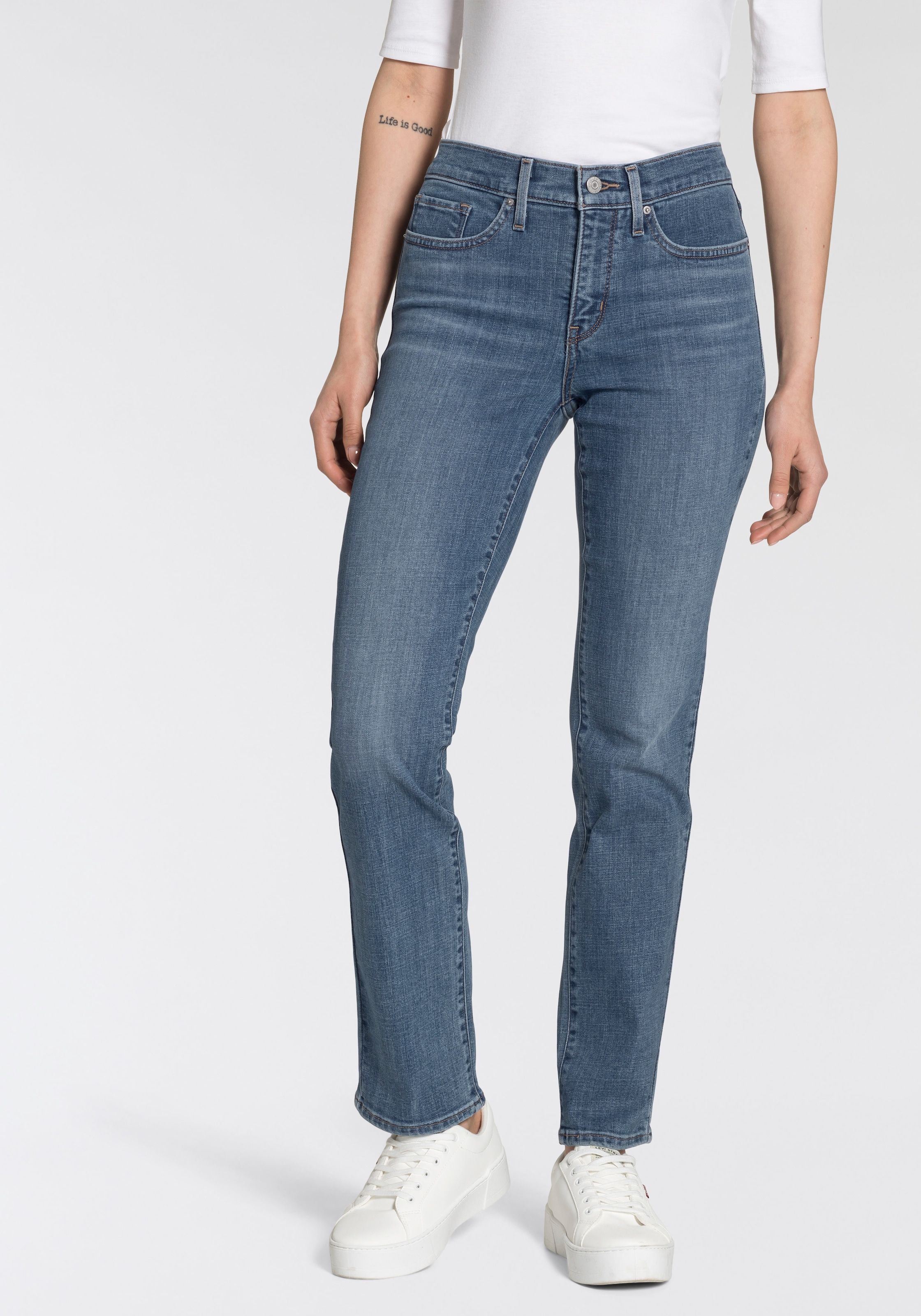 Levi's® Gerade Jeans »314 Shaping Straight« mit Stretch