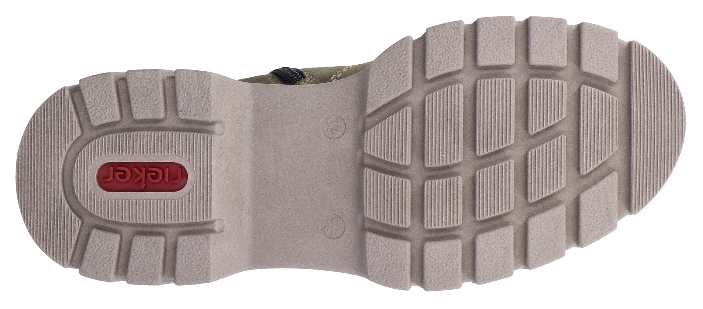 Rieker Winterstiefelette, Winterboots, Plateausohle, mit Zierschnalle und Innenreissverschluss