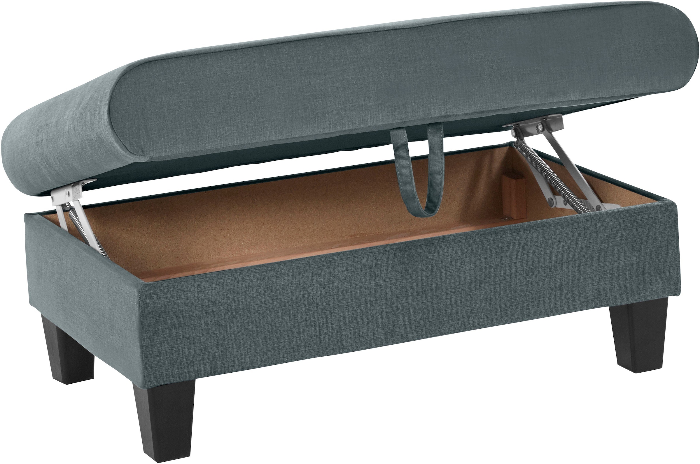 COTTA Polstergarnitur »Morven L-Form«, (Set), Set bestehend aus: Ecksofa mit Kopfteilverstellung & Hocker