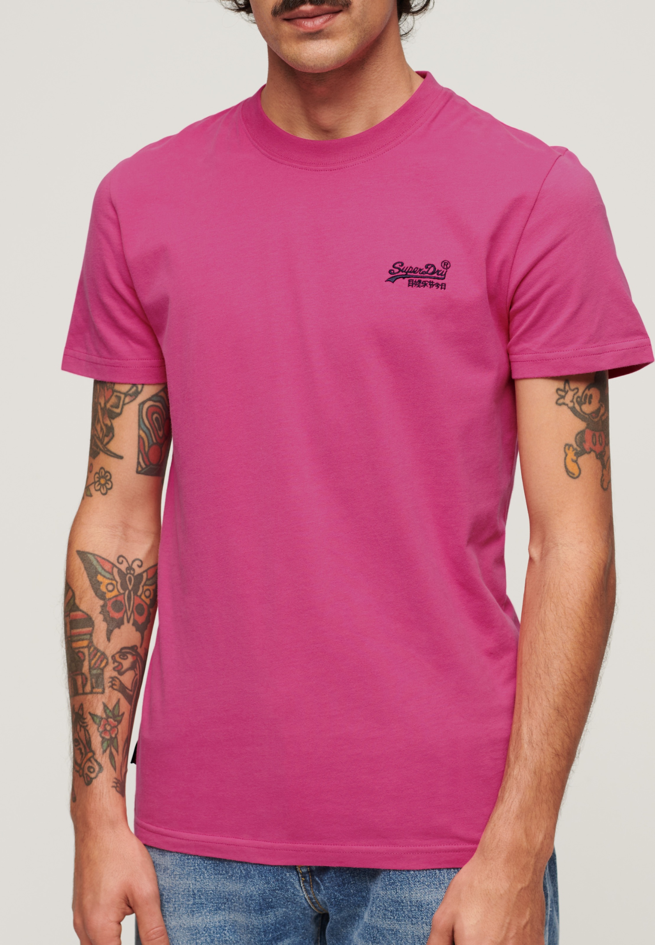 Superdry Rundhalsshirt »ESSENTIAL LOGO EMB TEE«
