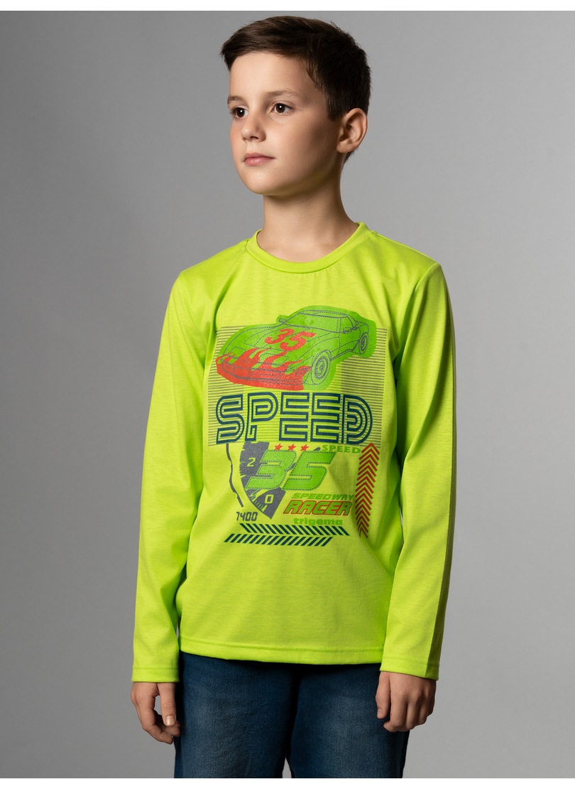 Trigema Longsleeve »TRIGEMA Langarmshirt mit coolem Auto-Print« 1 Stk.