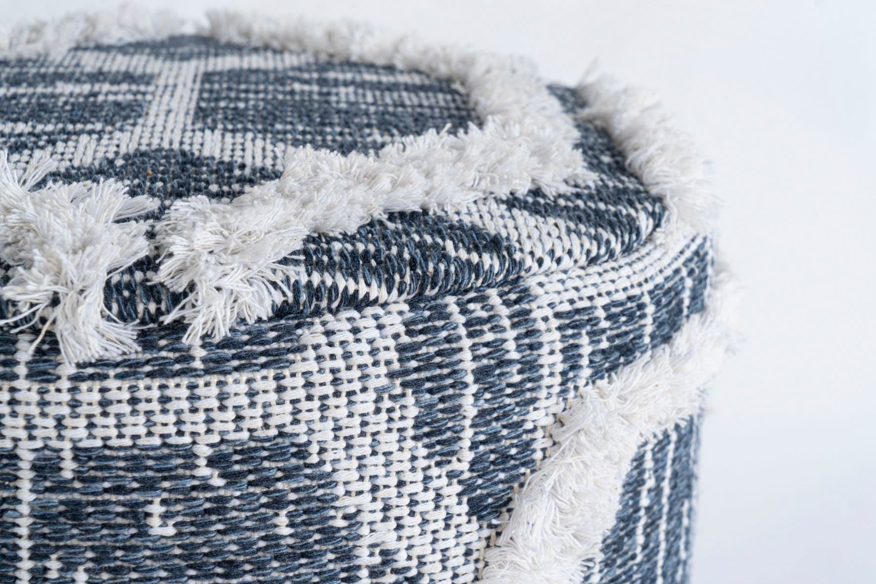 Obsession Sitzhocker »Hocker My Nomad Pouf«, (1 St.), rund, Ø 36 cm, Höhe 50 cm, handgearbeitet, Wohnzimmer & Schlafzimmer