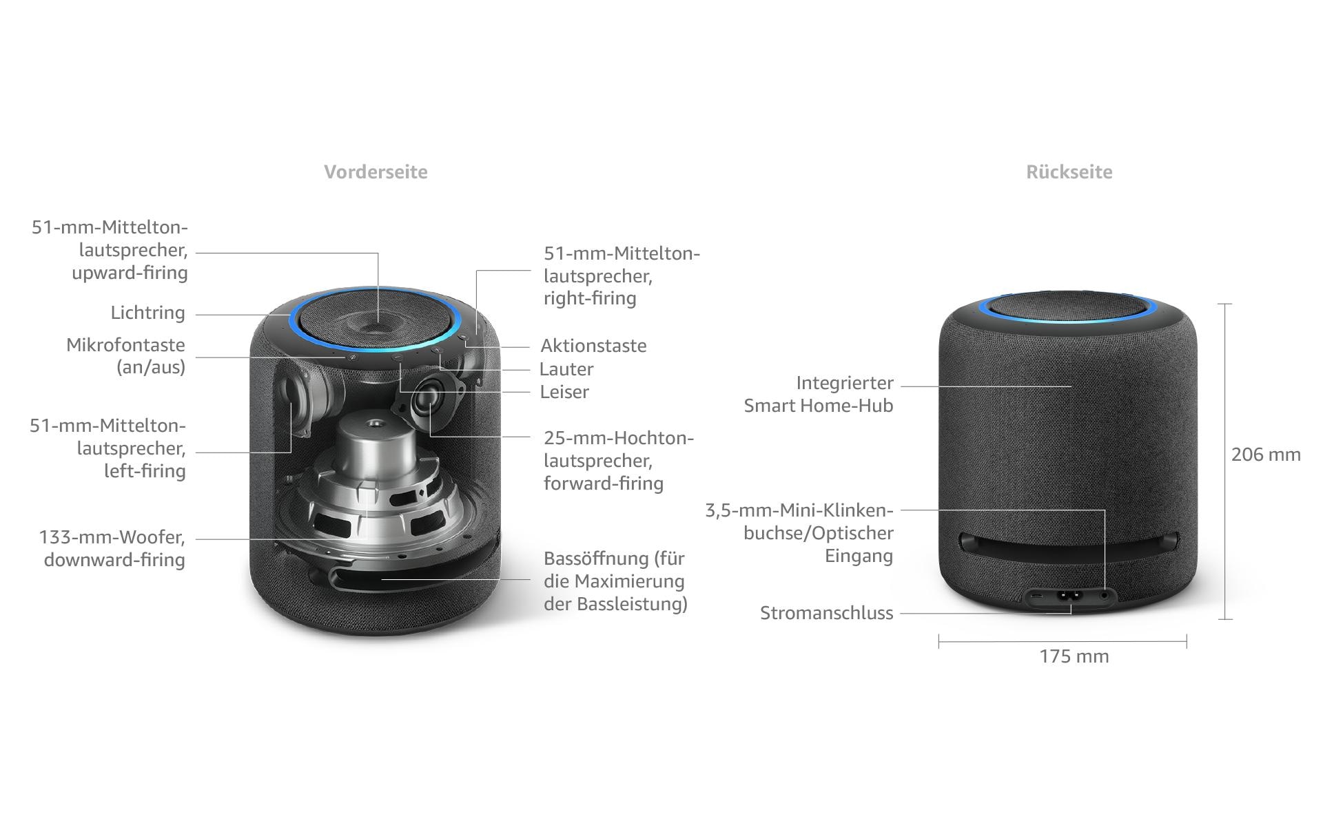 Amazon Smart Speaker »Echo Studio«