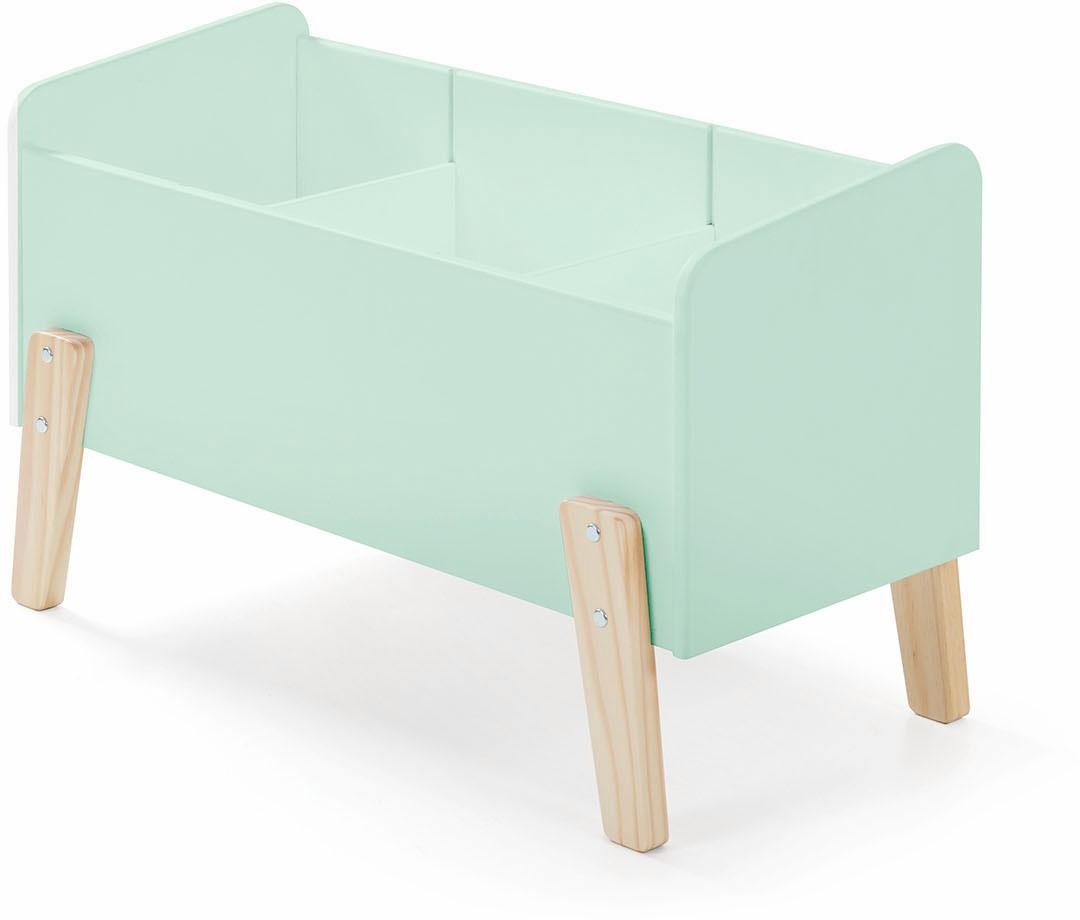 Vipack coffre à jouets kiddy vert me...