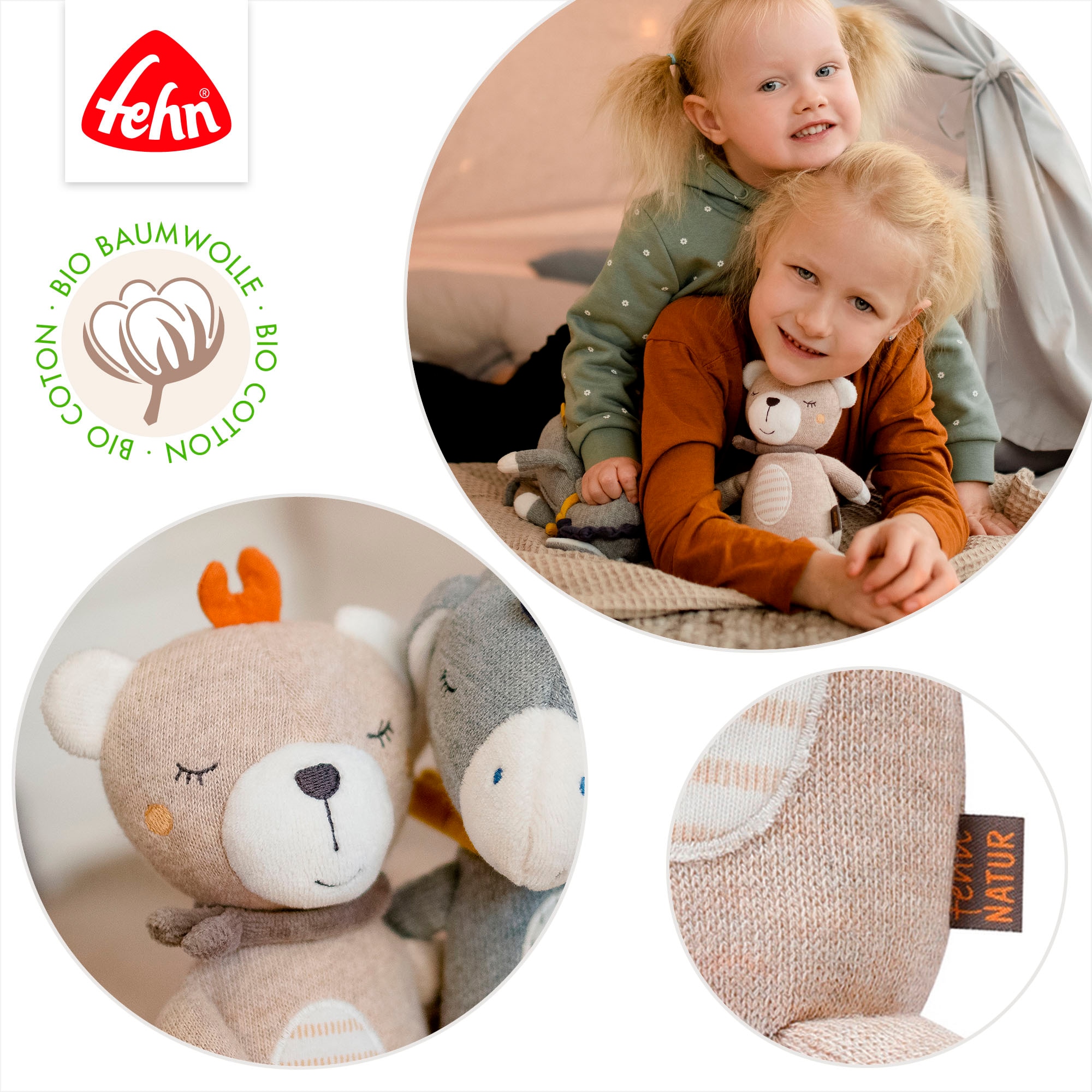 Fehn Kuscheltier »fehnNATUR, Teddy«