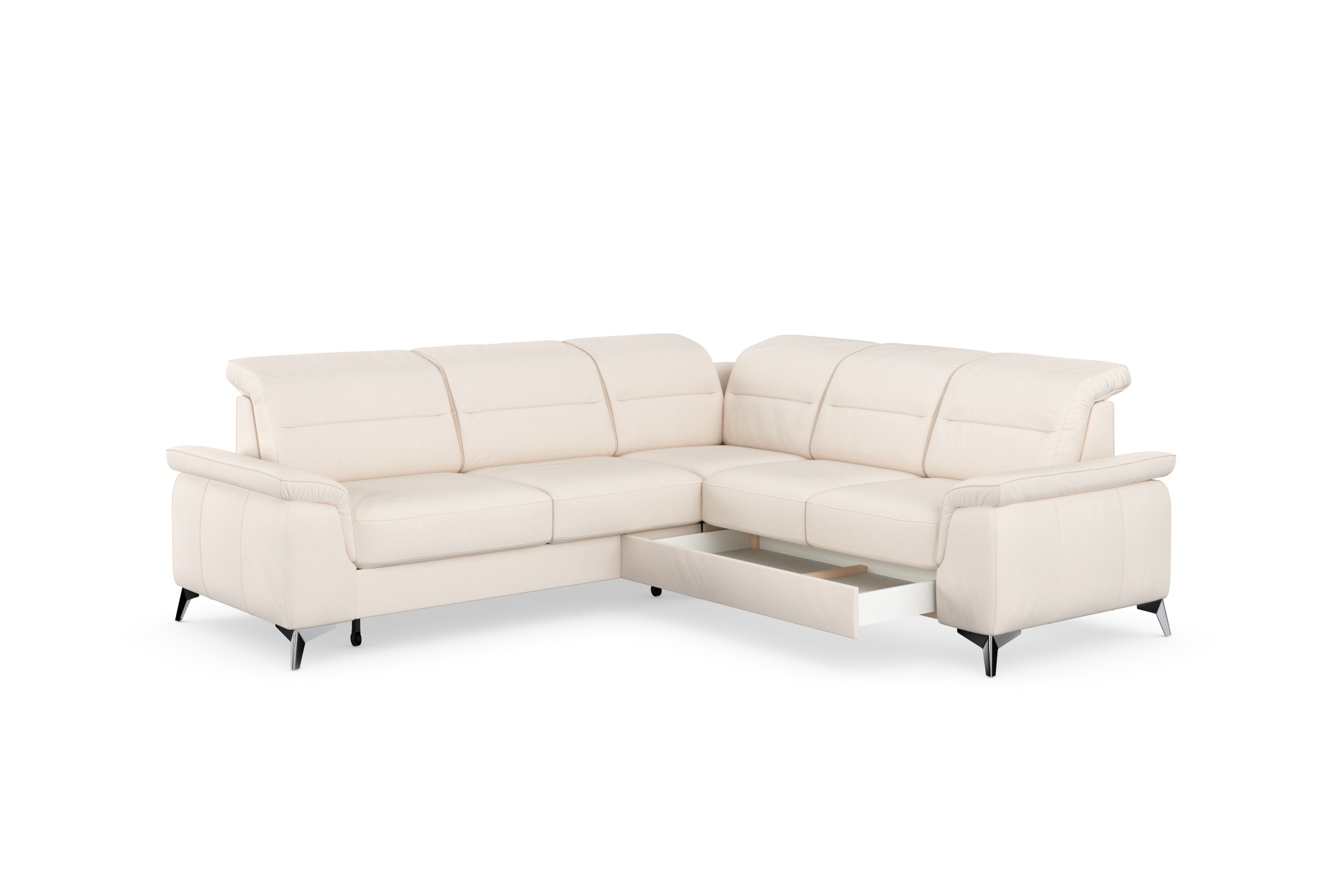 sit&more Ecksofa »Sinatra L-Form«, optional mit Kopfteilverstellung und Armteilfunktion