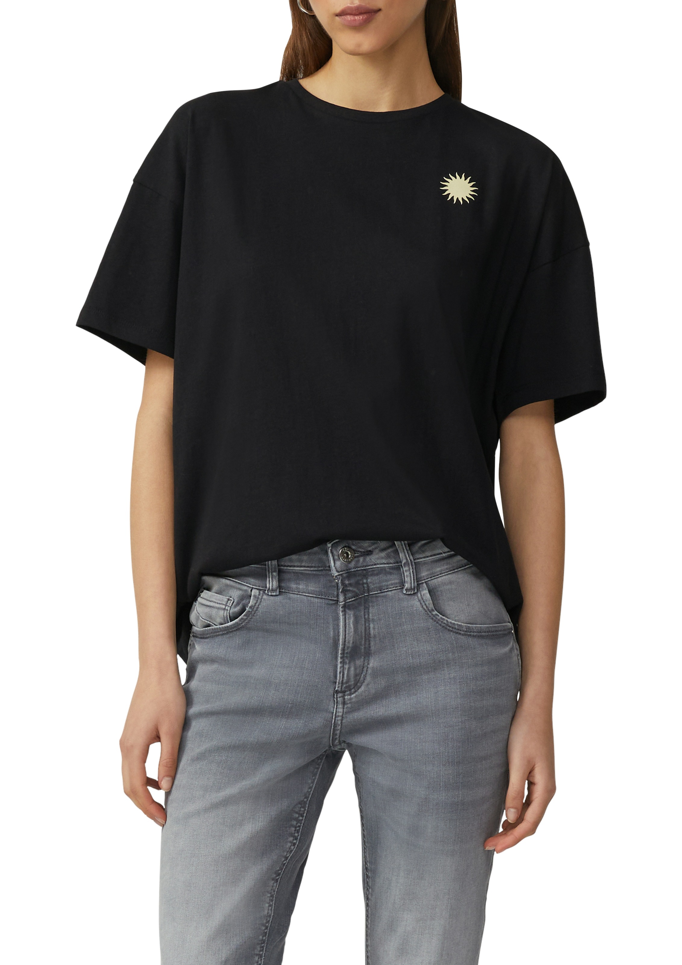 QS T-Shirt mit Rückenprint