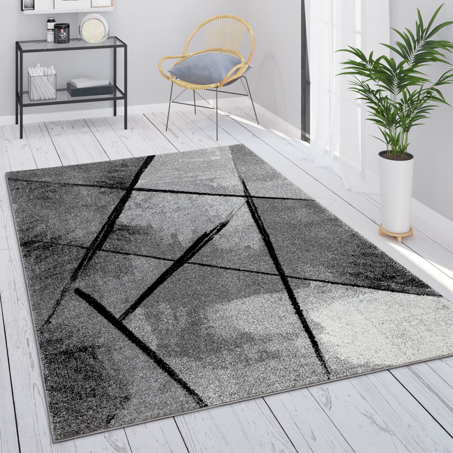Paco Home Teppich online modernes | Kurzflor, shoppen Design »Mondial Jelmoli-Versand abstraktes rechteckig, 113«