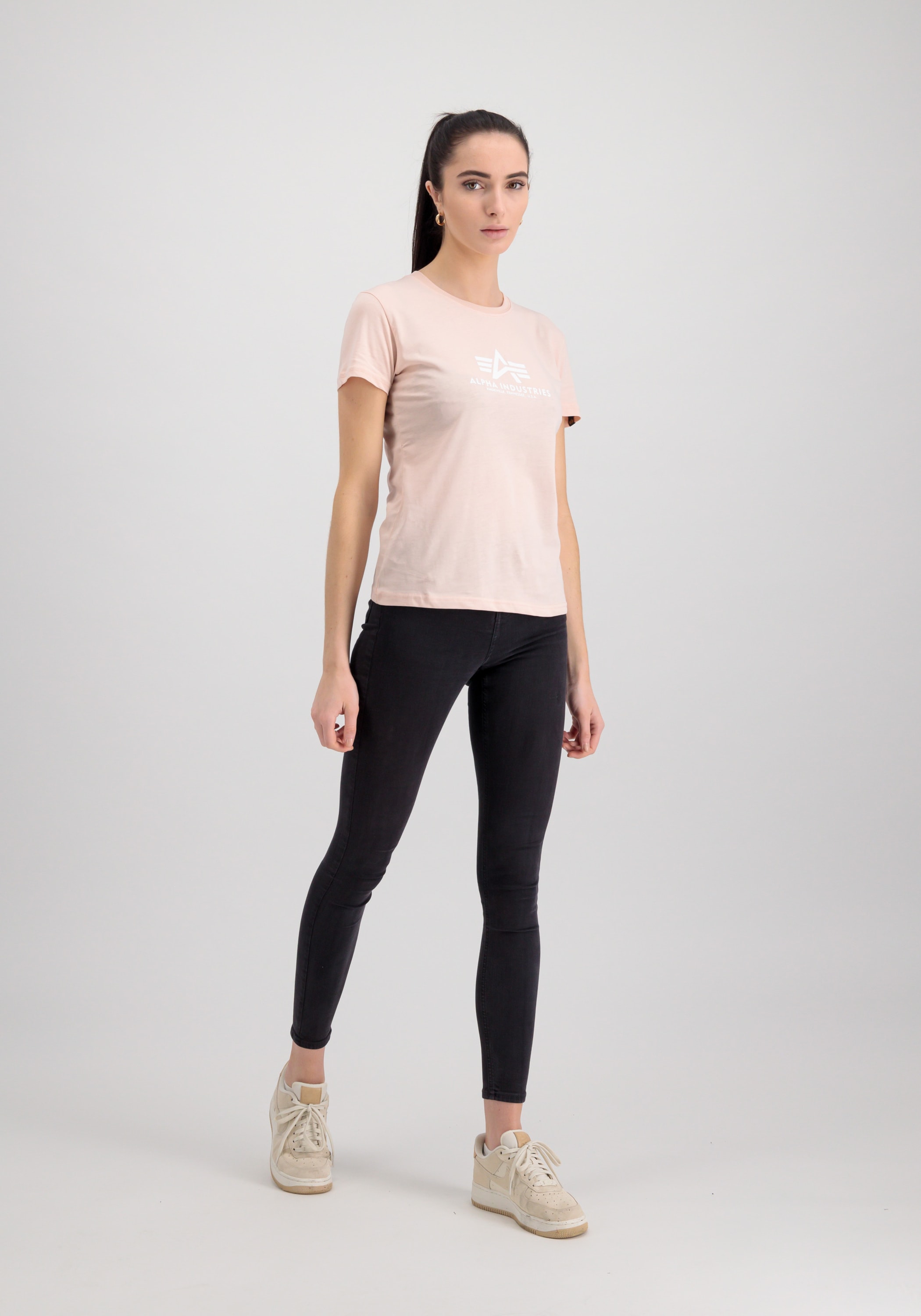 Alpha Industries T-Shirt »Alpha Industries Women - T-Shirts New Basic T-Shirt BL W«