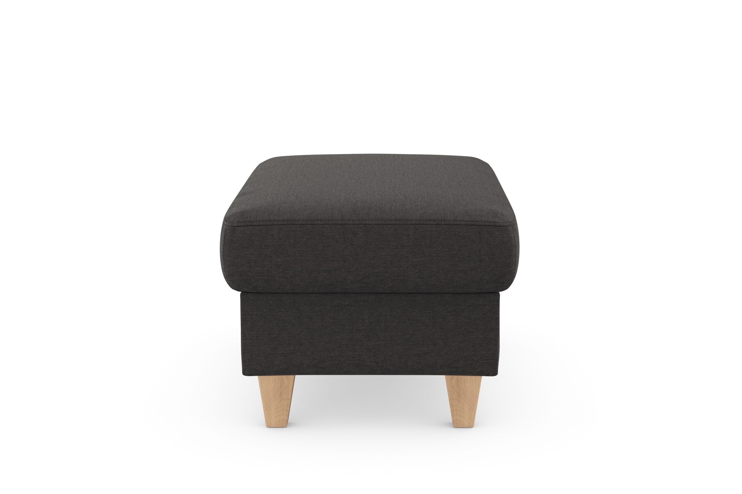 sit&more Stauraumhocker »Farö«, mit Stauraum und Federkern und naturfarbenen Füssen