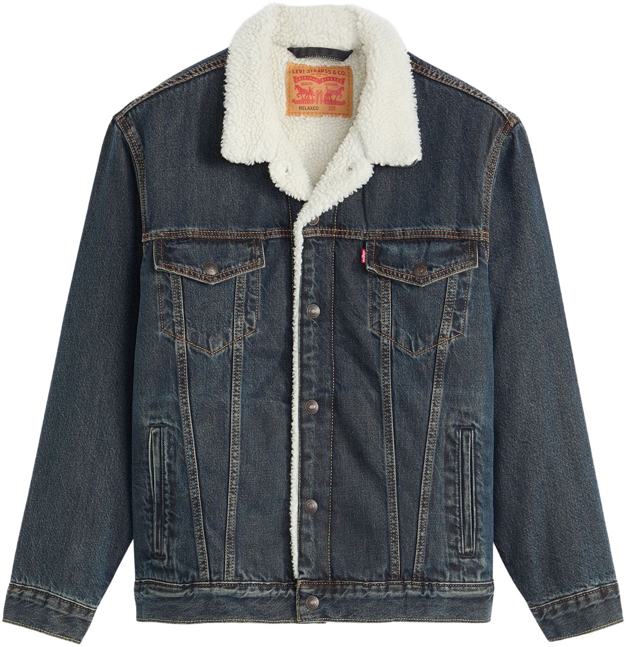 Levi's® Jeansjacke, Warm gefüttert