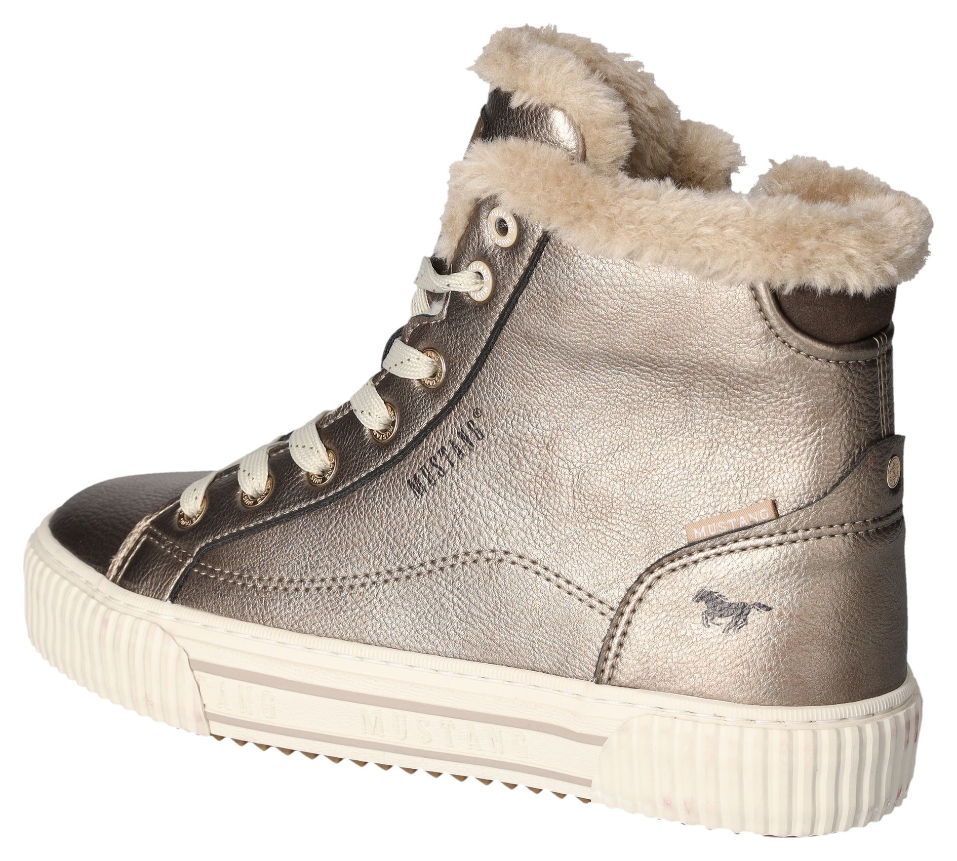 Mustang Shoes Winterboots, Schnürboots, High top Sneaker mit Innenreissverschluss