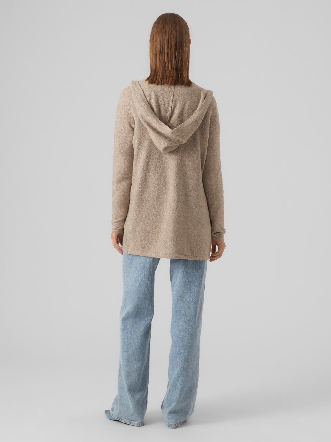 Vero Moda Strickjacke »VMDOFFY LS OPEN HOOD CARDIGAN GA NOOS«